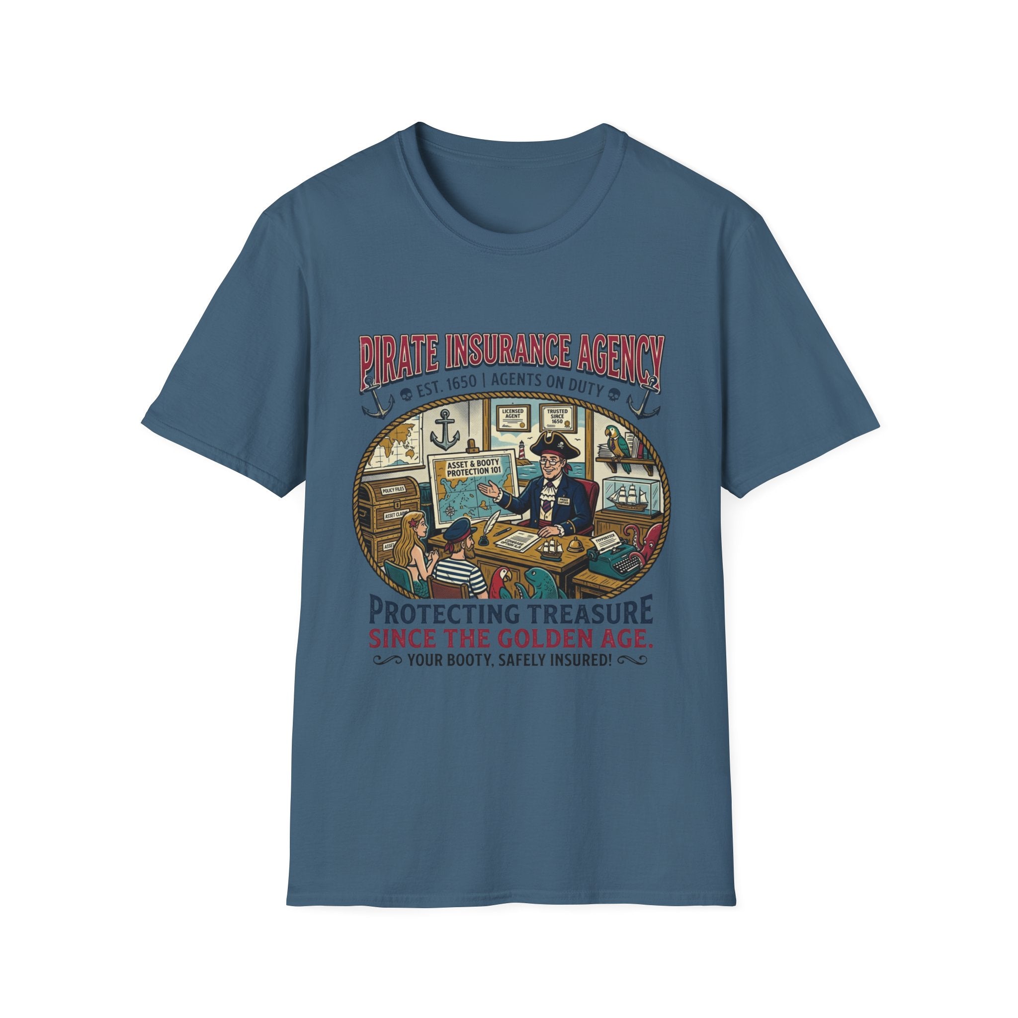 The Pirate Farmers Insurance Office T-Shirt