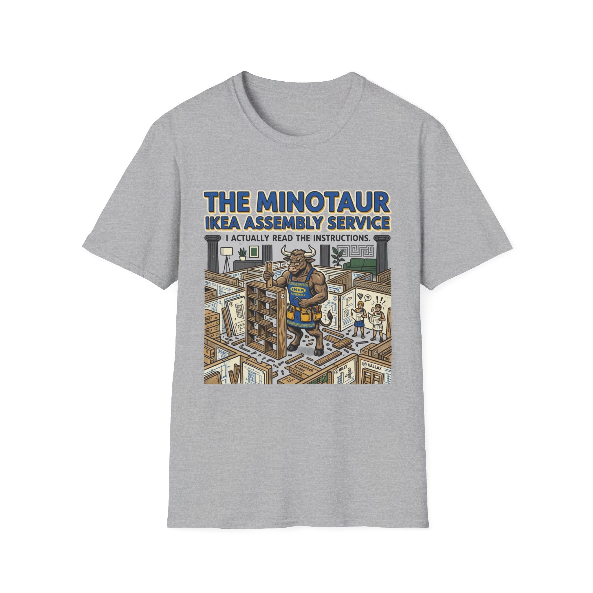 The Minotaur IKEA Assembly Service T-Shirt