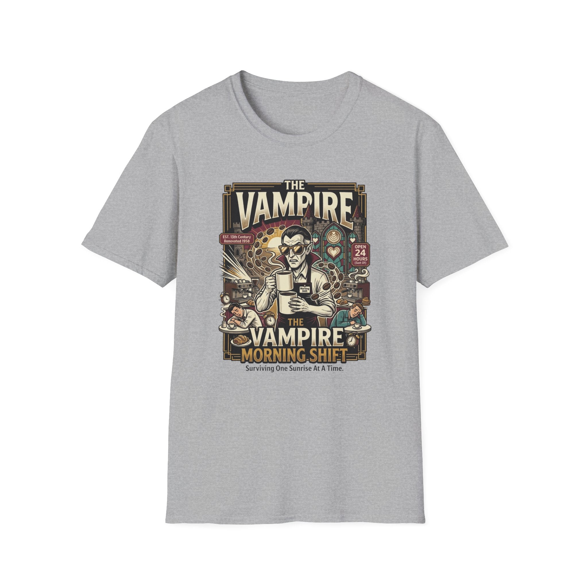 The Vampire Morning Shift T-Shirt