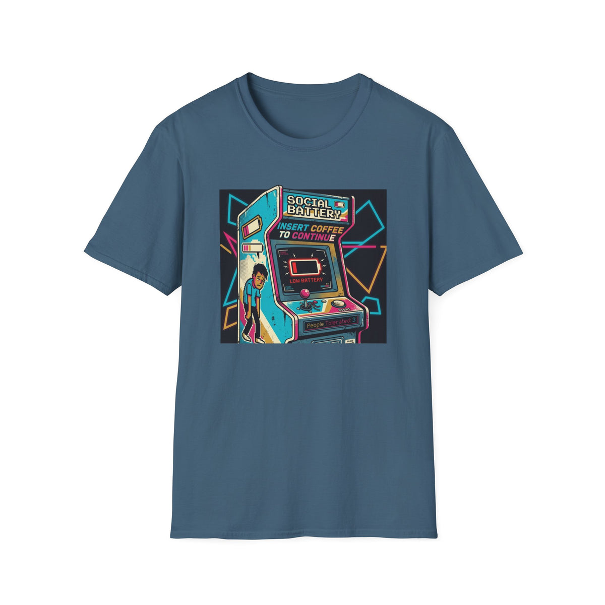 Social Battery Arcade T-Shirt