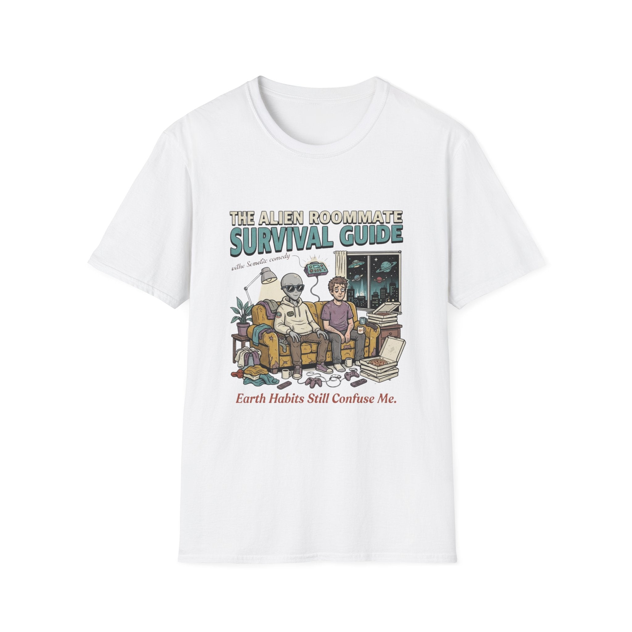 The Alien Roommate Survival Guide T-Shirt