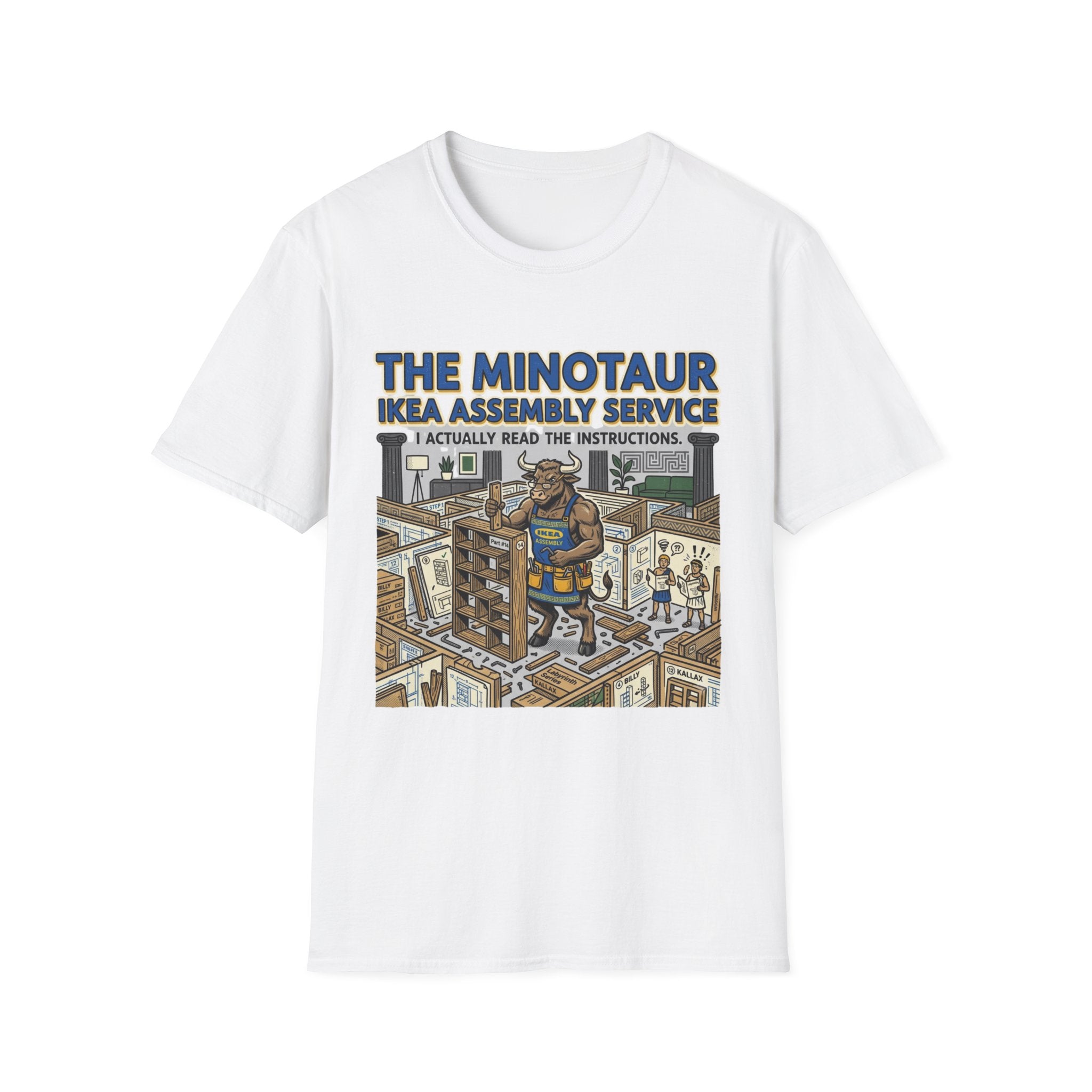 The Minotaur IKEA Assembly Service T-Shirt