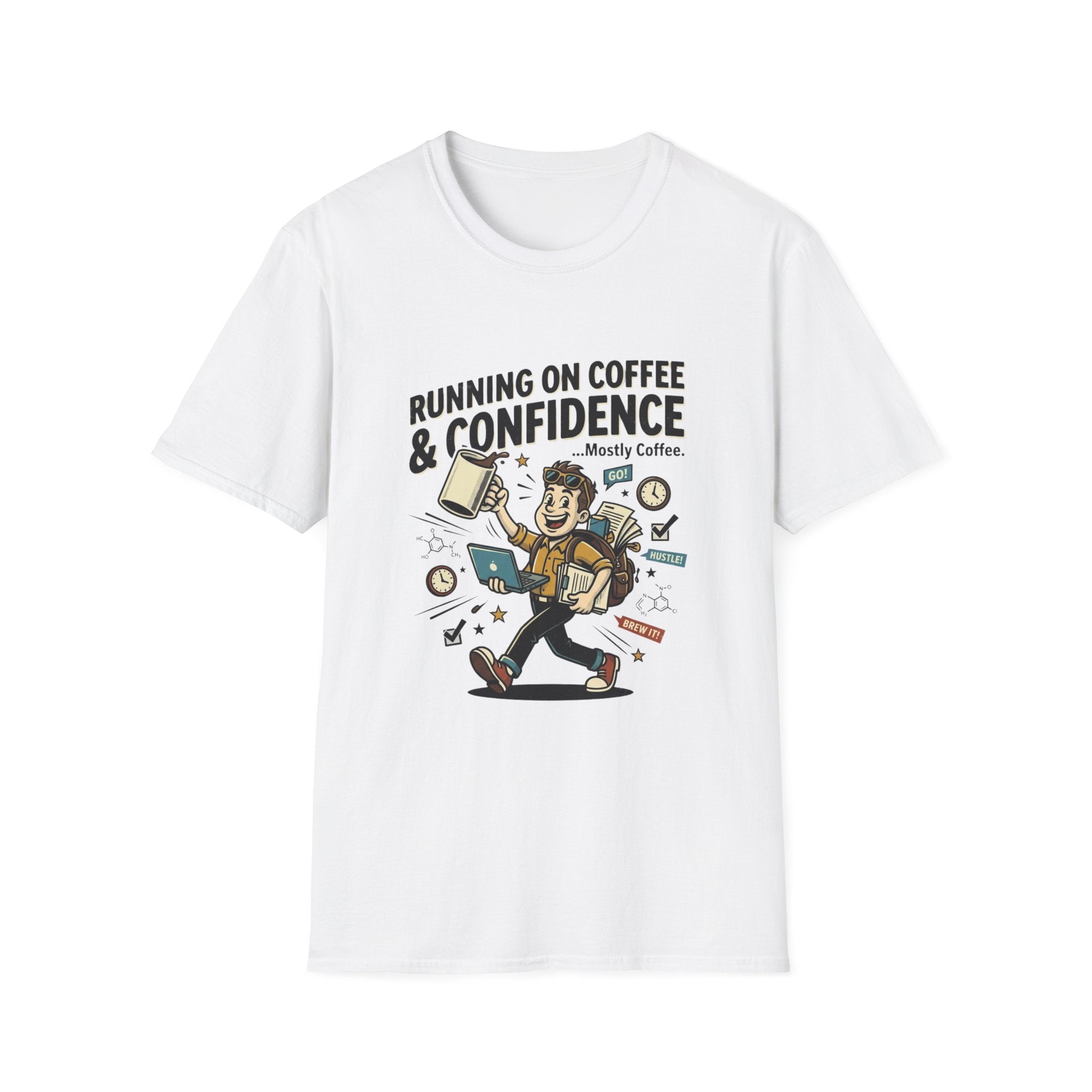 Running on Coffee and Confidence T-Shirt