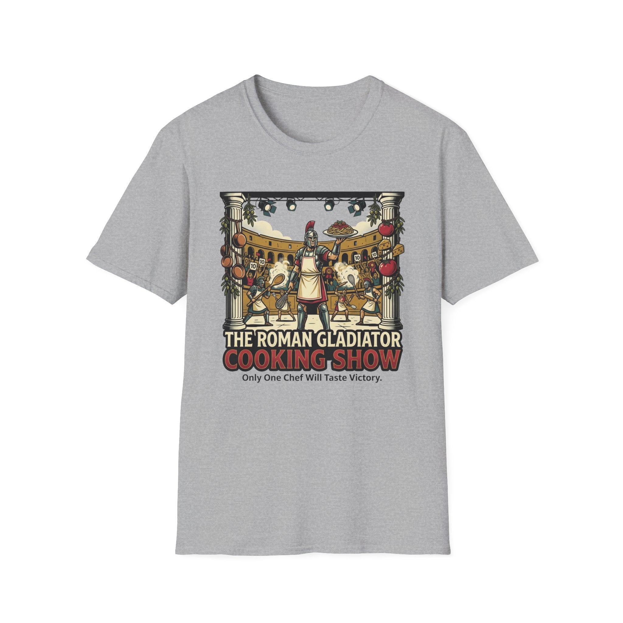 The Roman Gladiator Cooking Show T-Shirt
