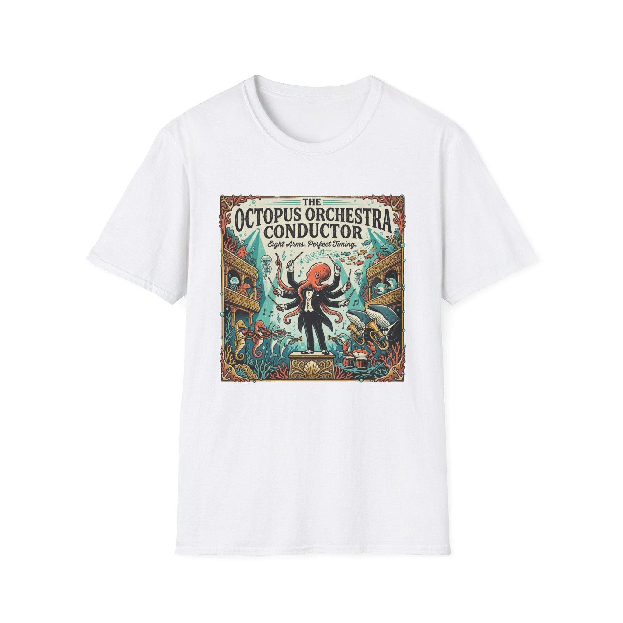 The Octopus Orchestra Conductor T-Shirt
