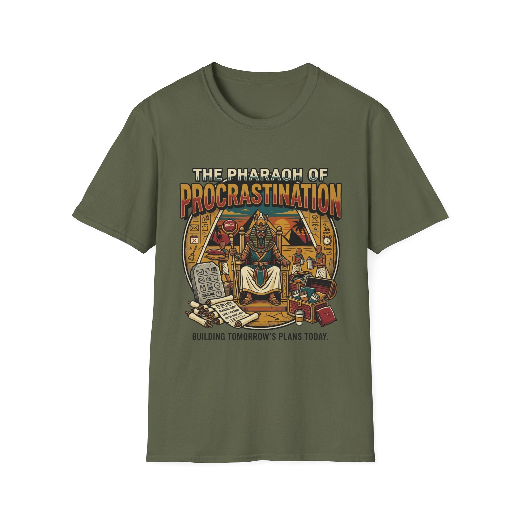 The Pharaoh of Procrastination T-Shirt