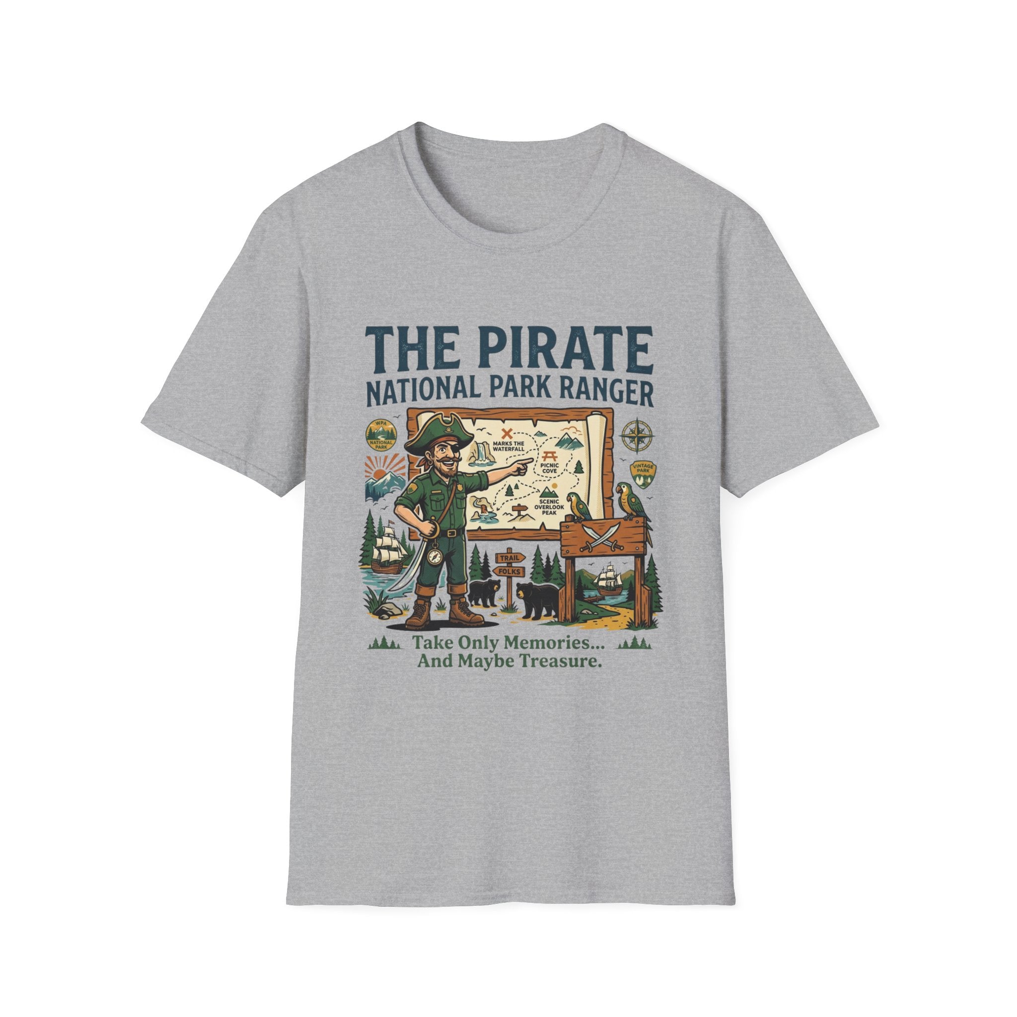 The Pirate National Park Ranger T-Shirt