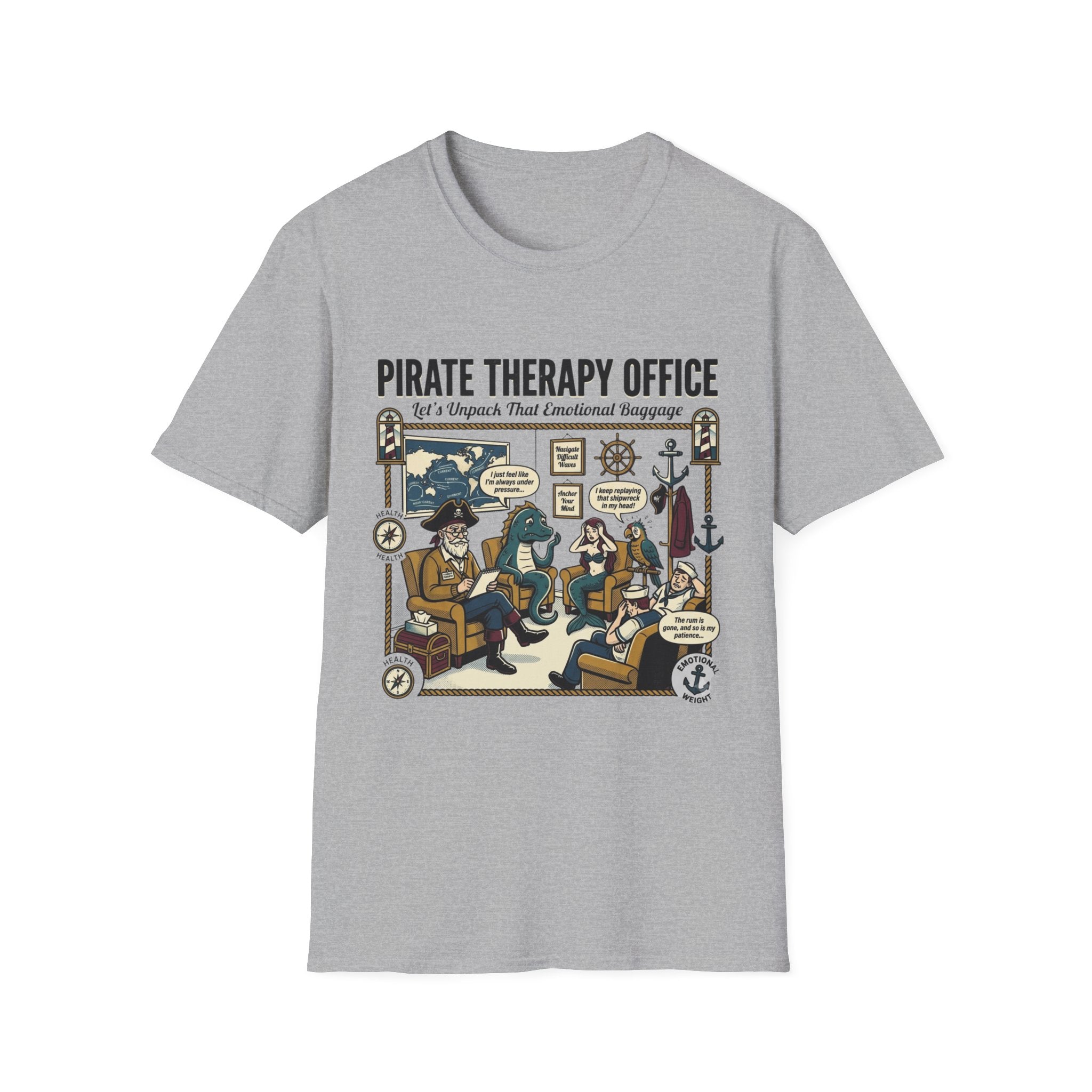 The Pirate Therapy Office T-Shirt
