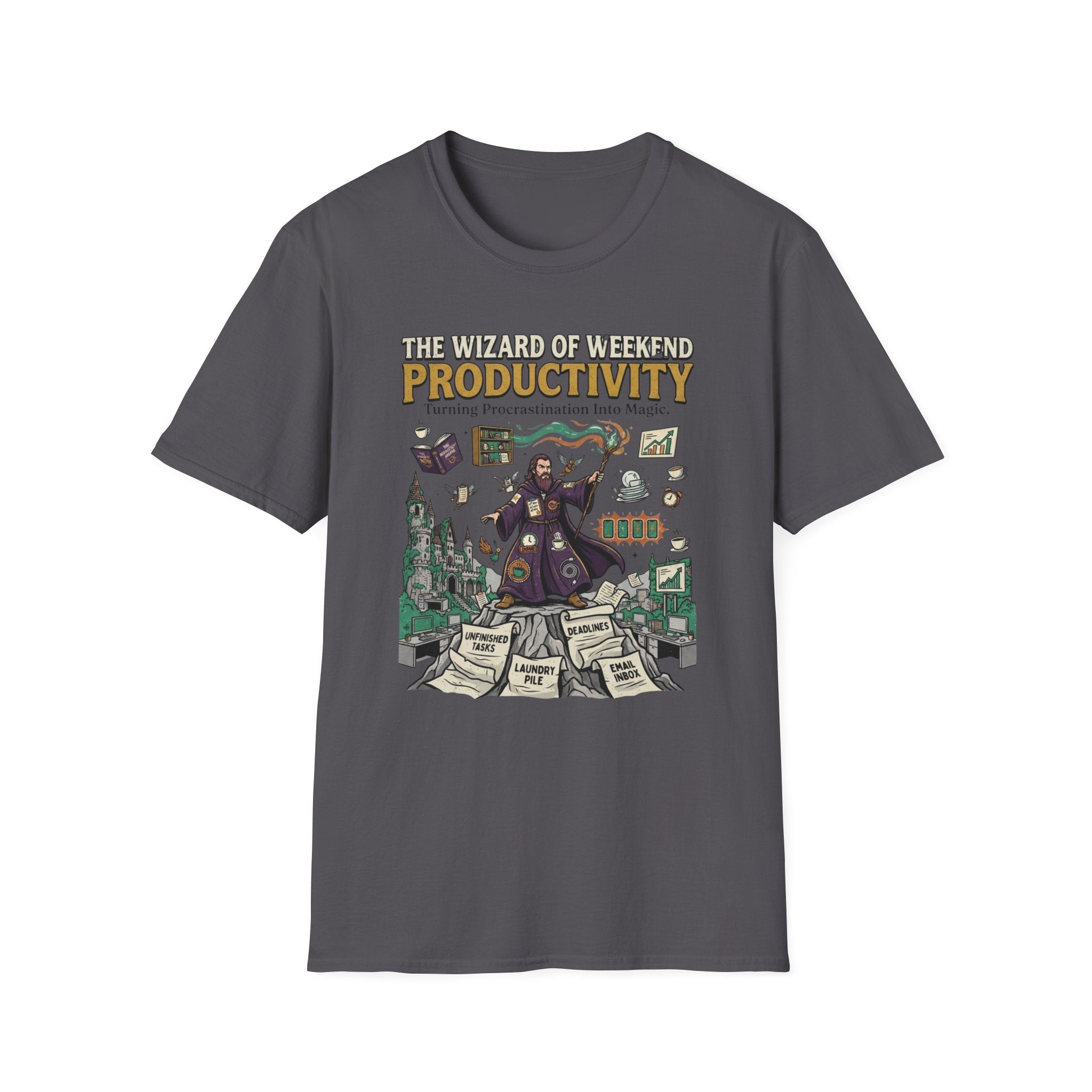 The Wizard of Weekend Productivity T-Shirt
