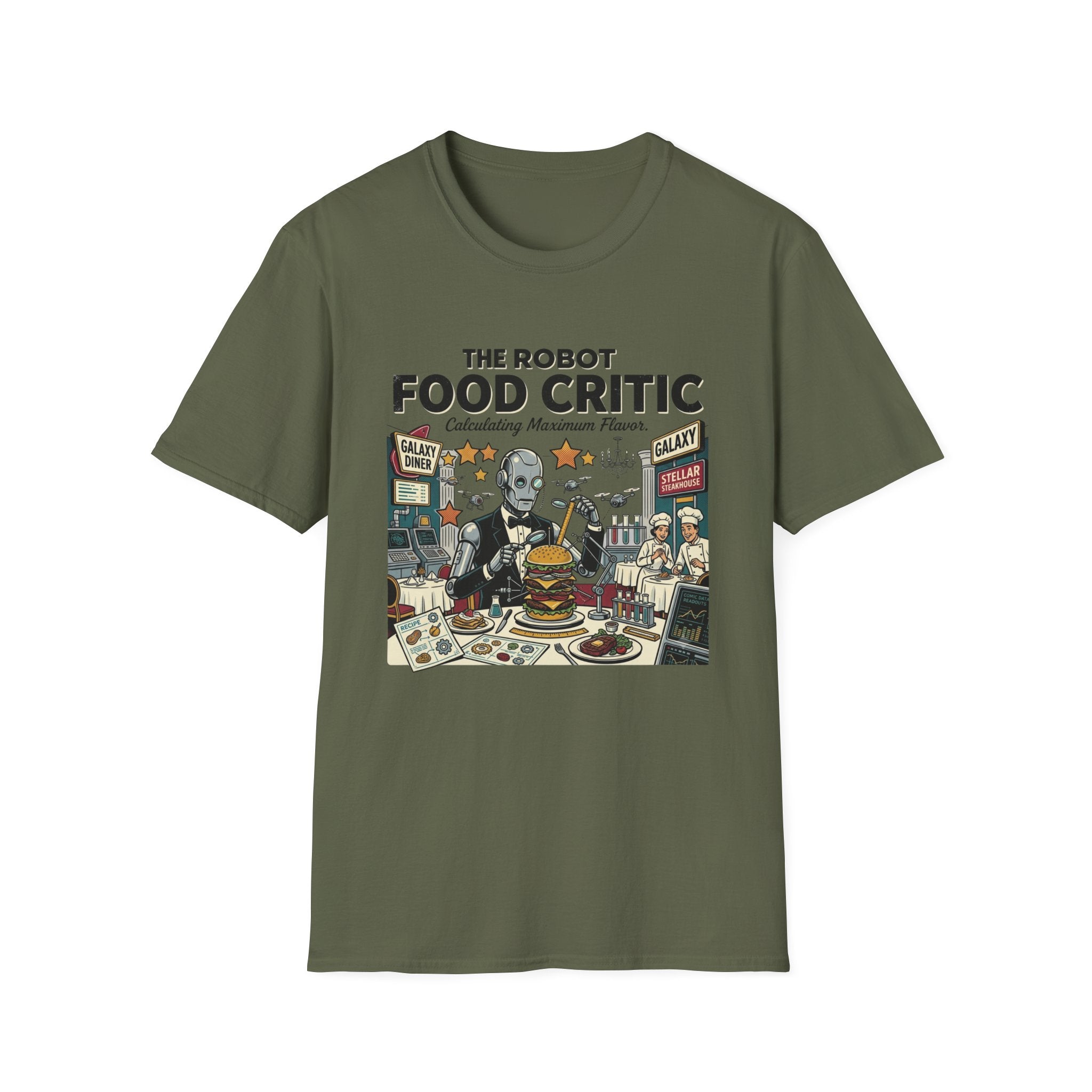The Robot Food Critic T-Shirt