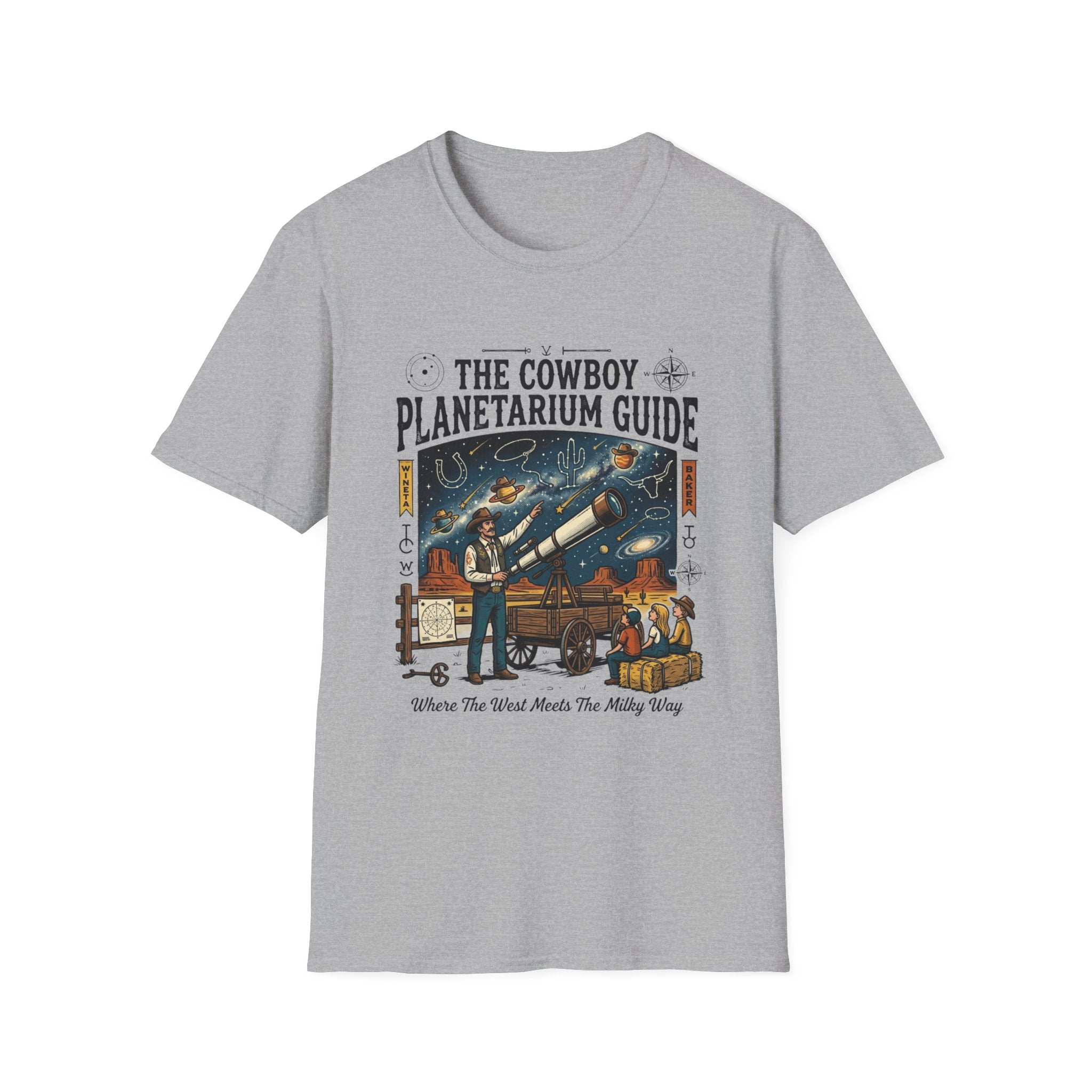 The Cowboy Planetarium Guide T-Shirt