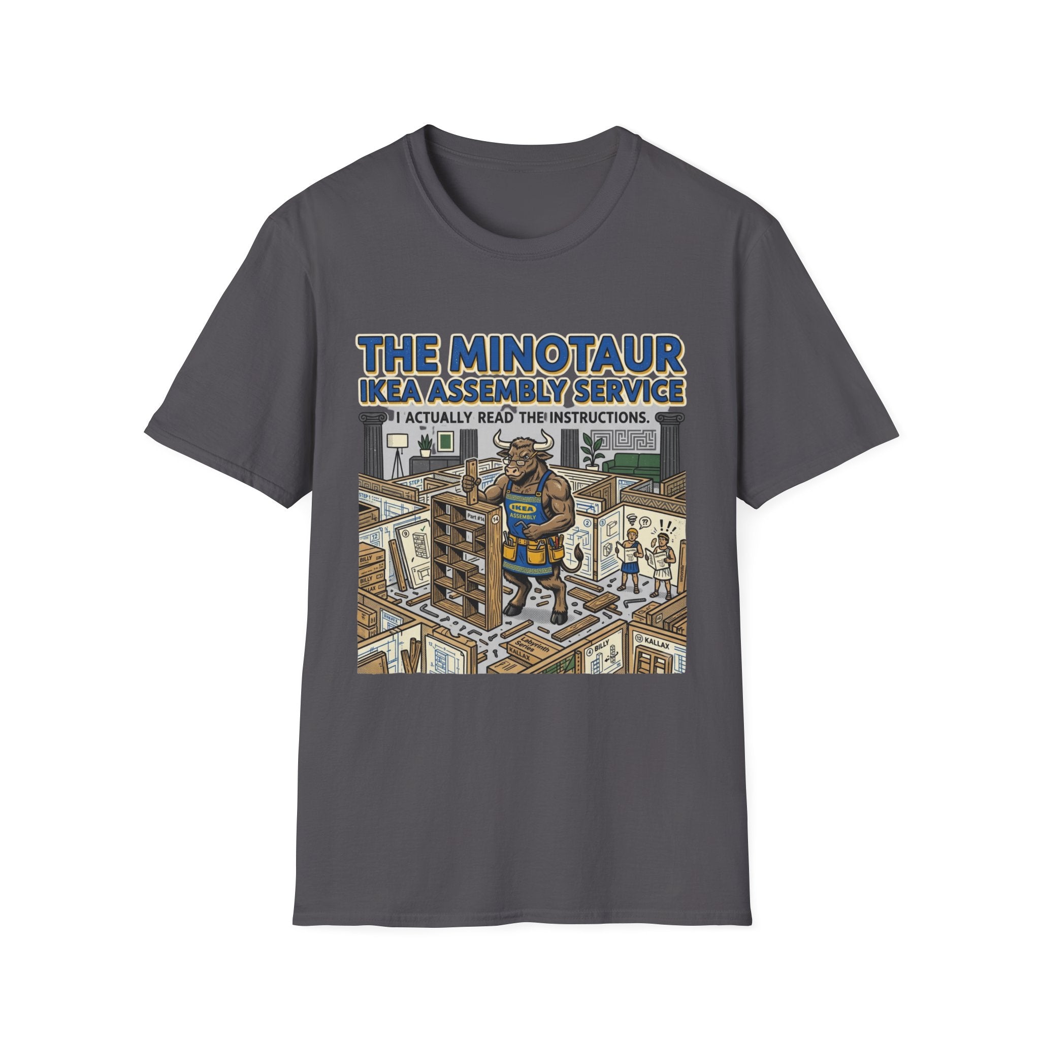 The Minotaur IKEA Assembly Service T-Shirt