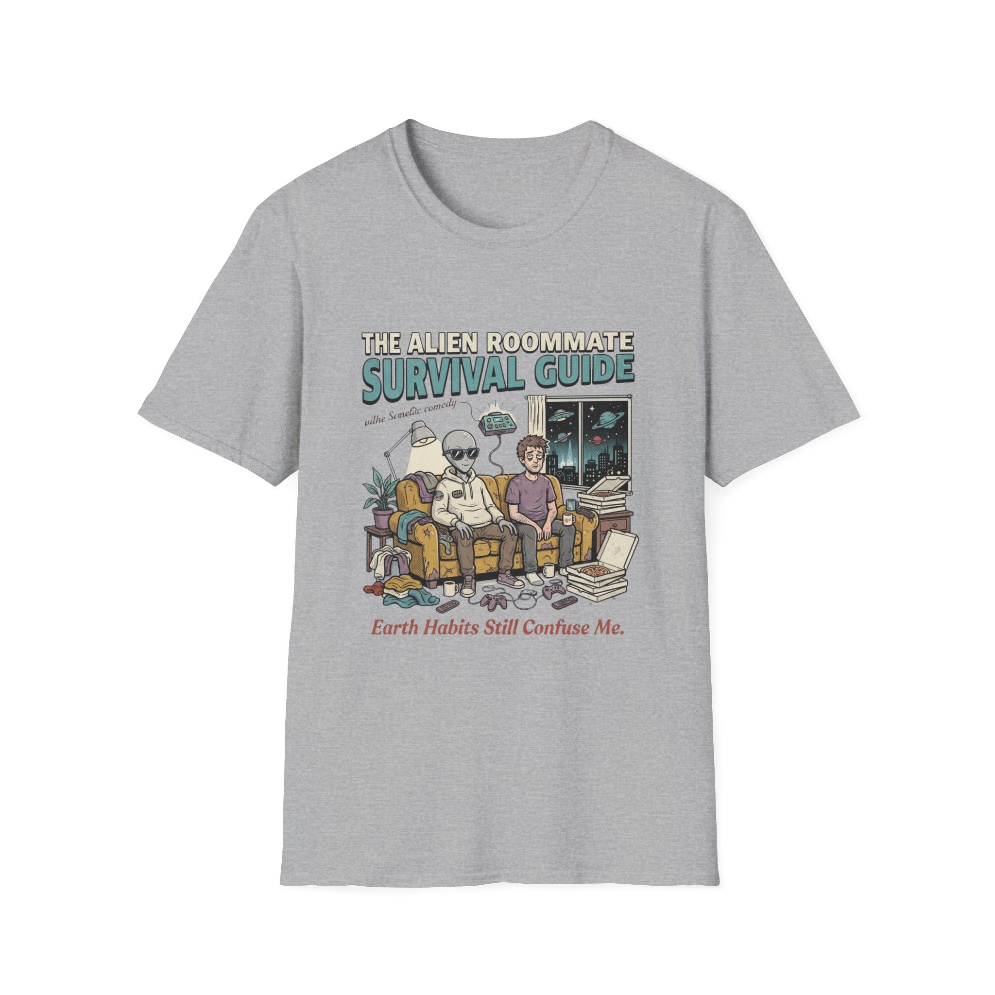 The Alien Roommate Survival Guide T-Shirt
