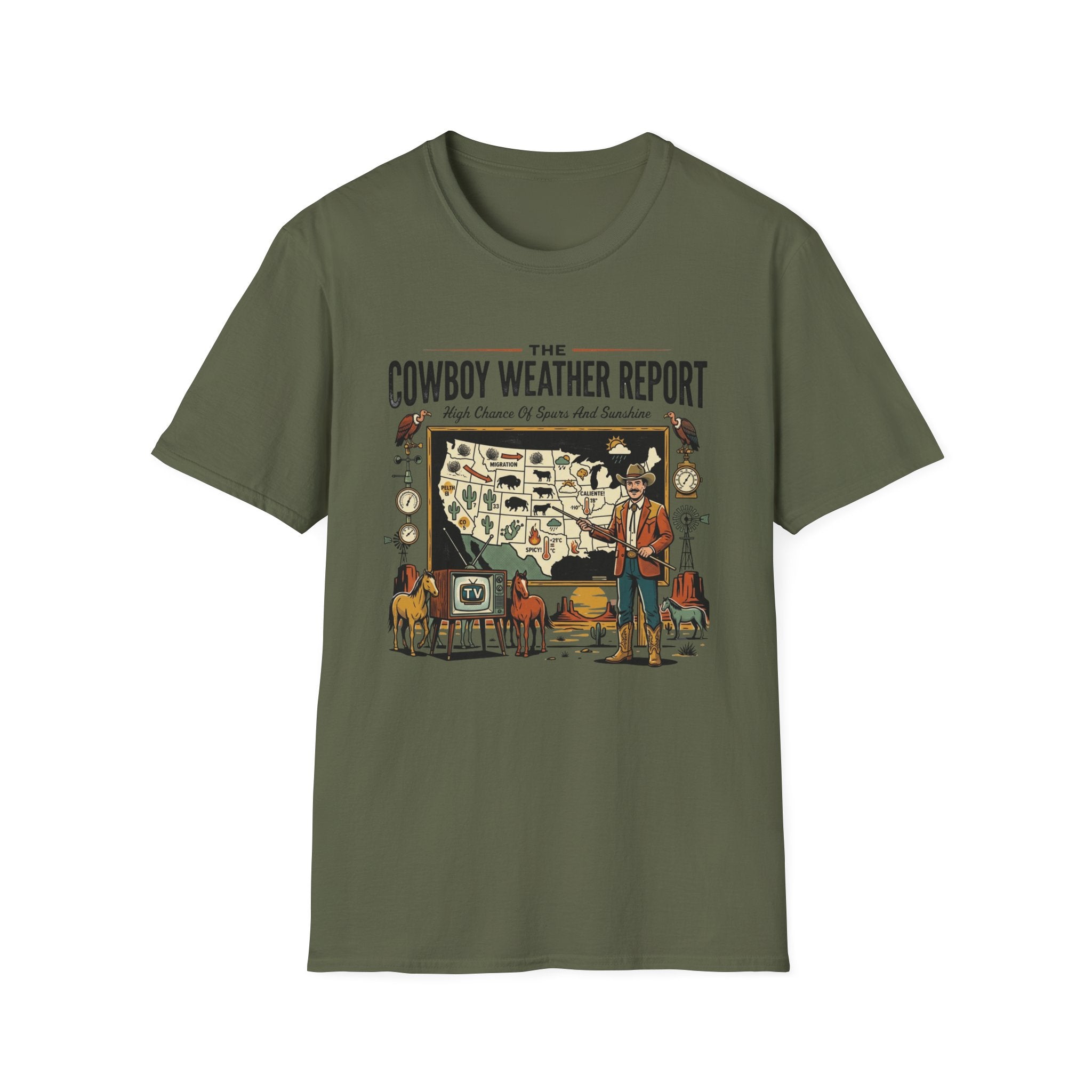 The Cowboy Weather Station T-Shirt