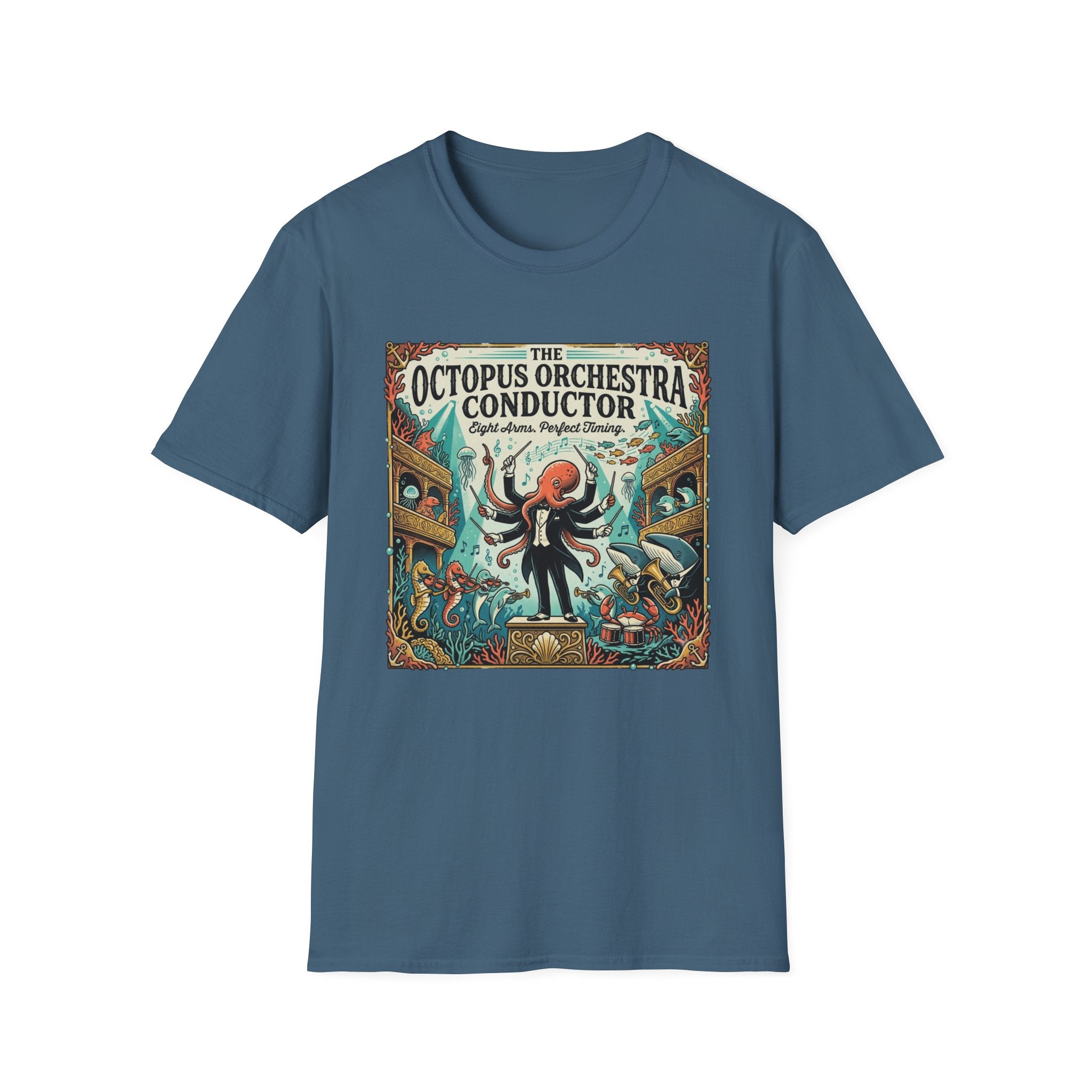 The Octopus Orchestra Conductor T-Shirt