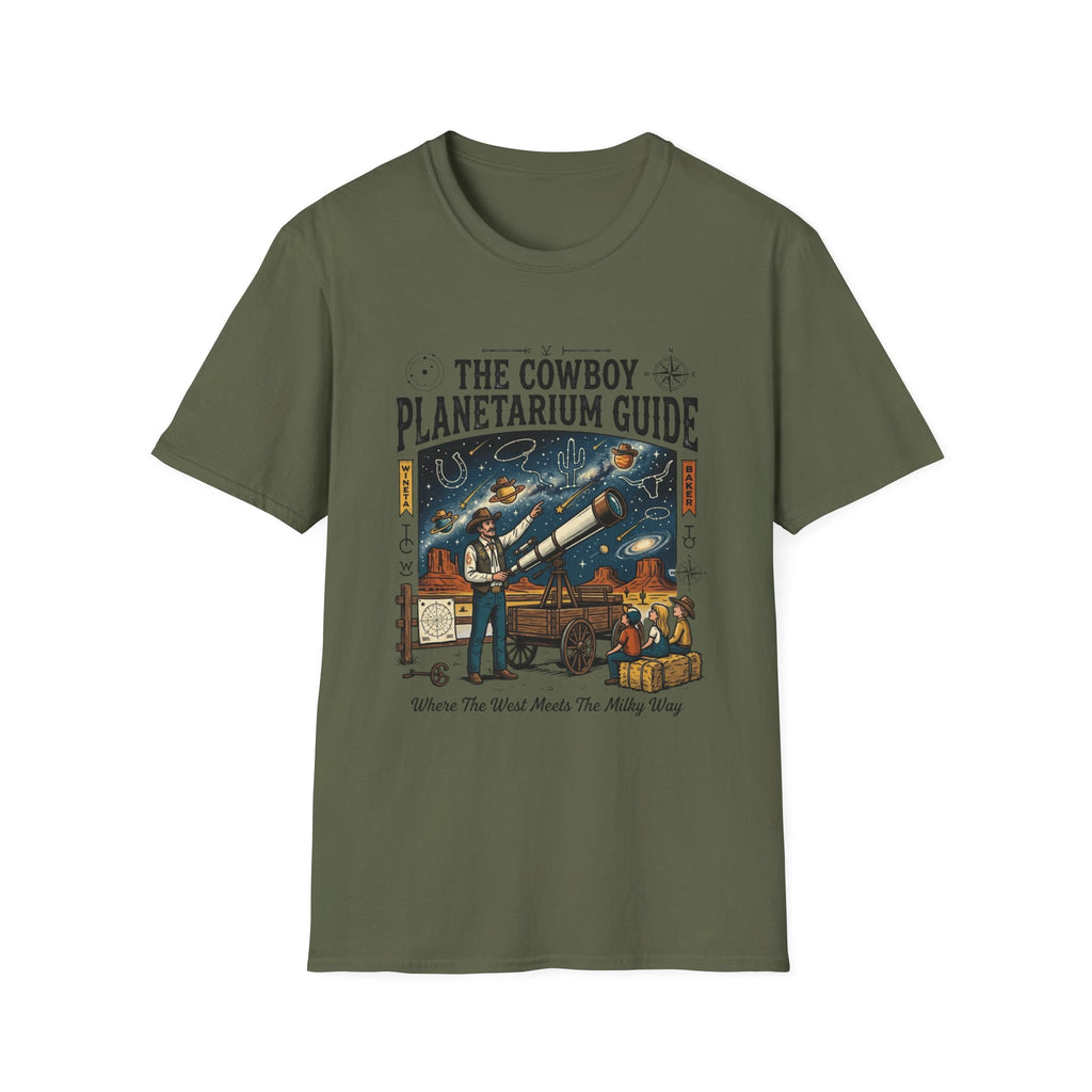 The Cowboy Planetarium Guide T-Shirt