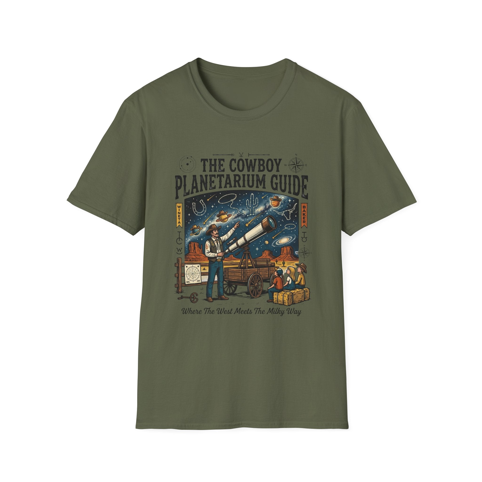 The Cowboy Planetarium Guide T-Shirt