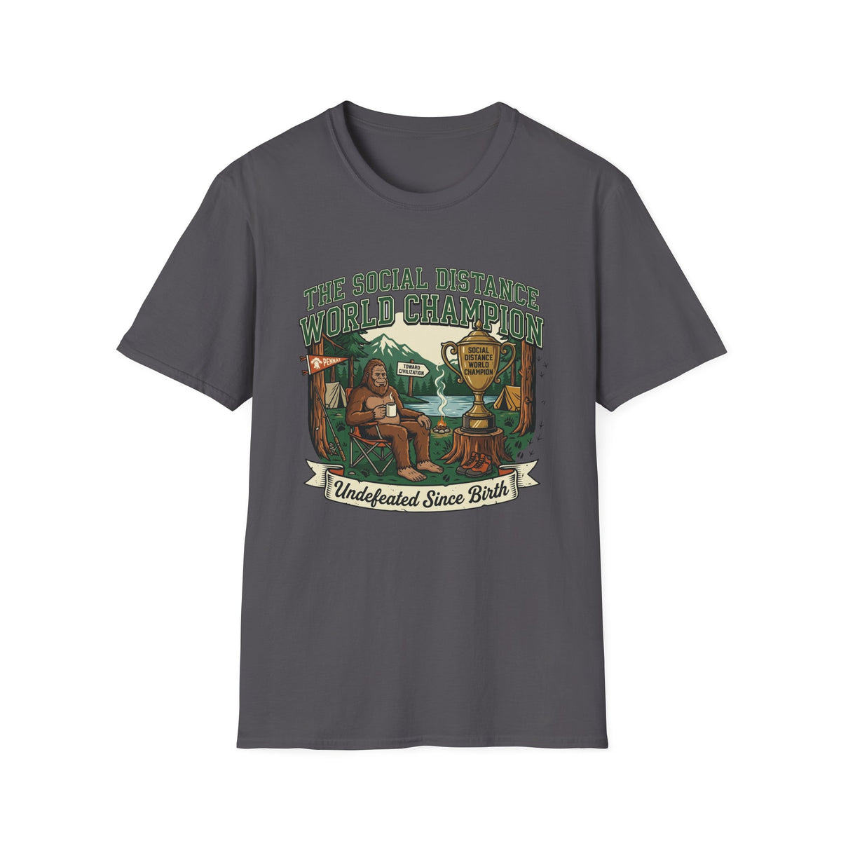 The Social Distance World Champion T-Shirt