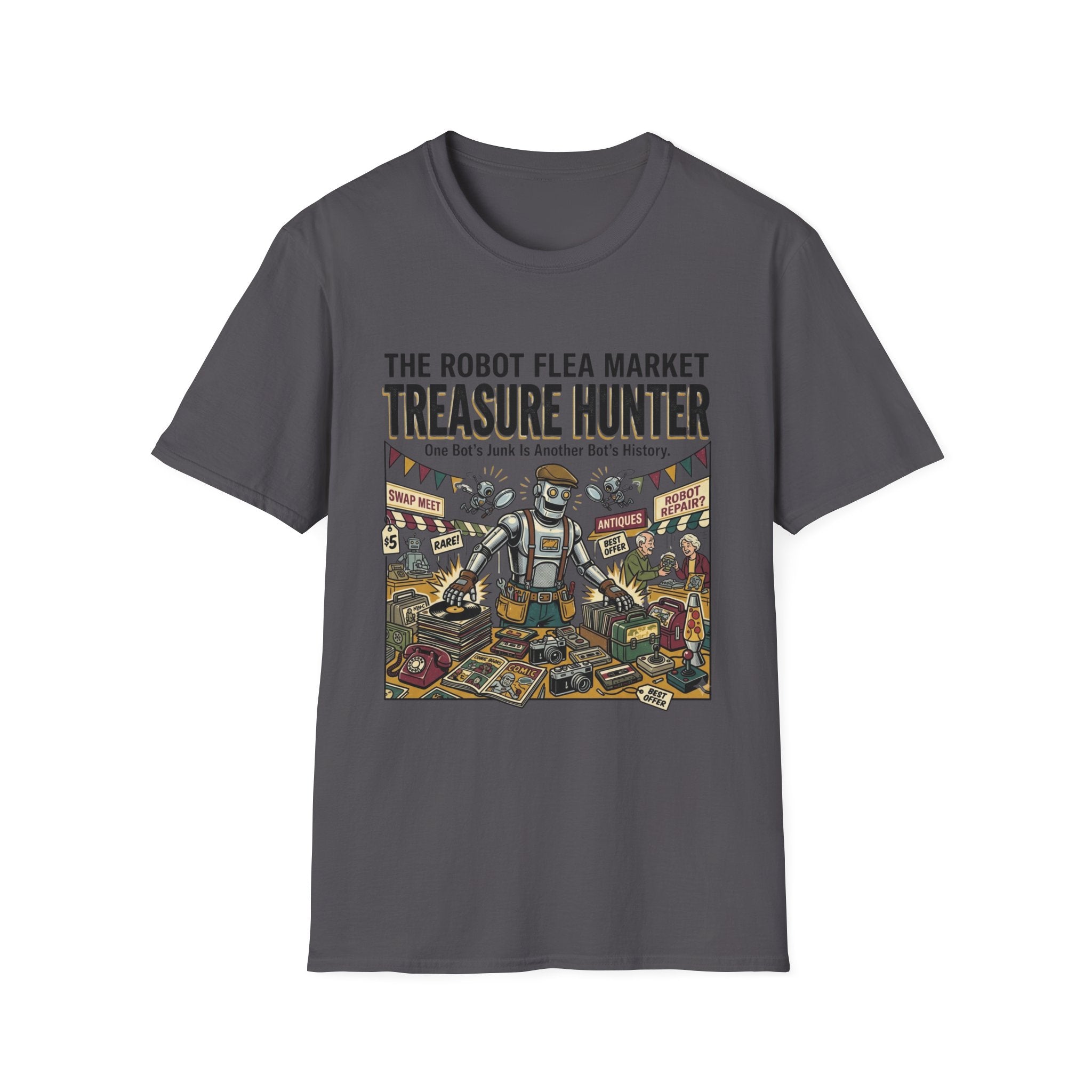 The Robot Flea Market Treasure Hunter T-Shirt