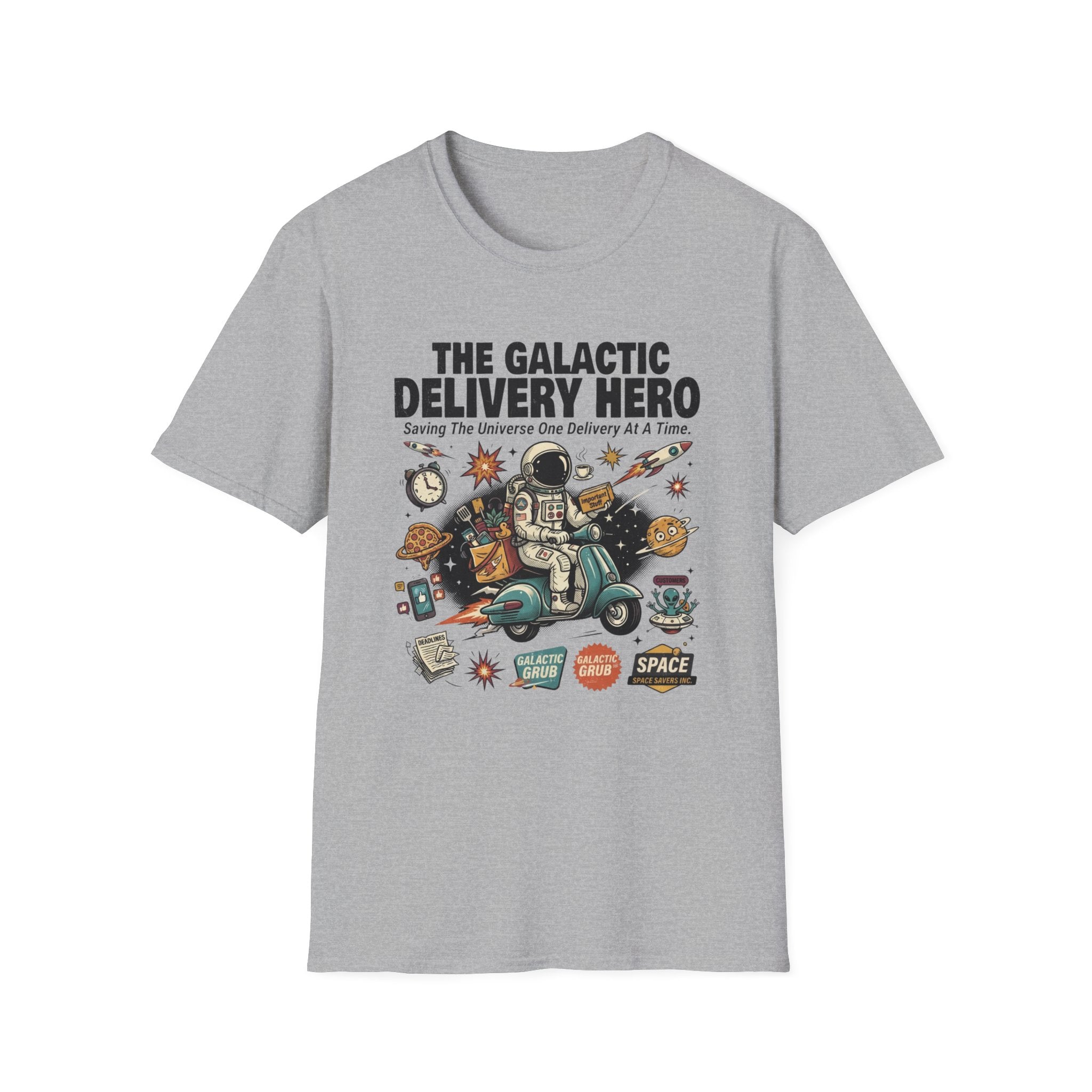 The Galactic Delivery Hero T-Shirt