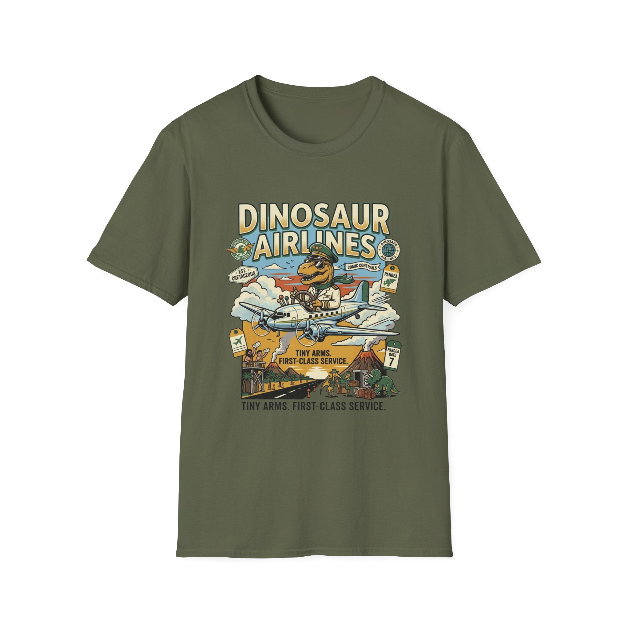 The Dinosaur Airline Pilot T-Shirt
