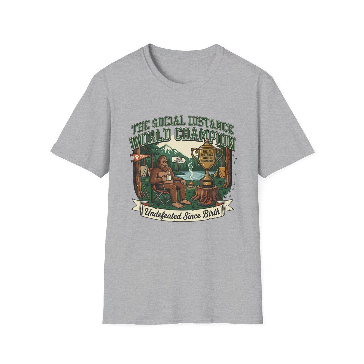 The Social Distance World Champion T-Shirt