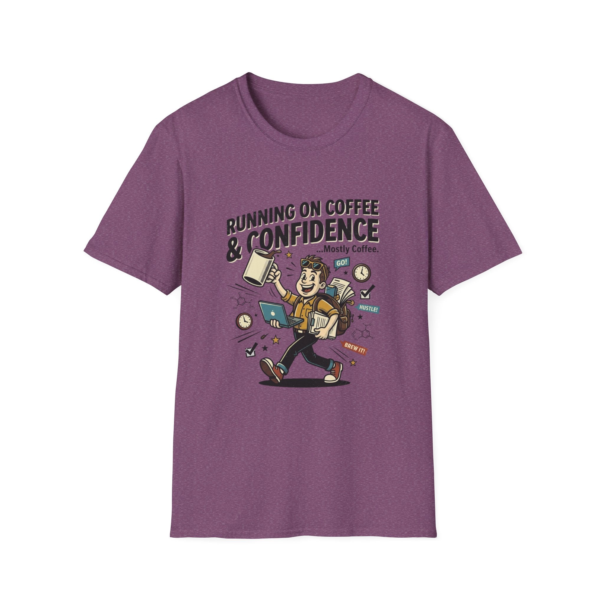 Running on Coffee and Confidence T-Shirt