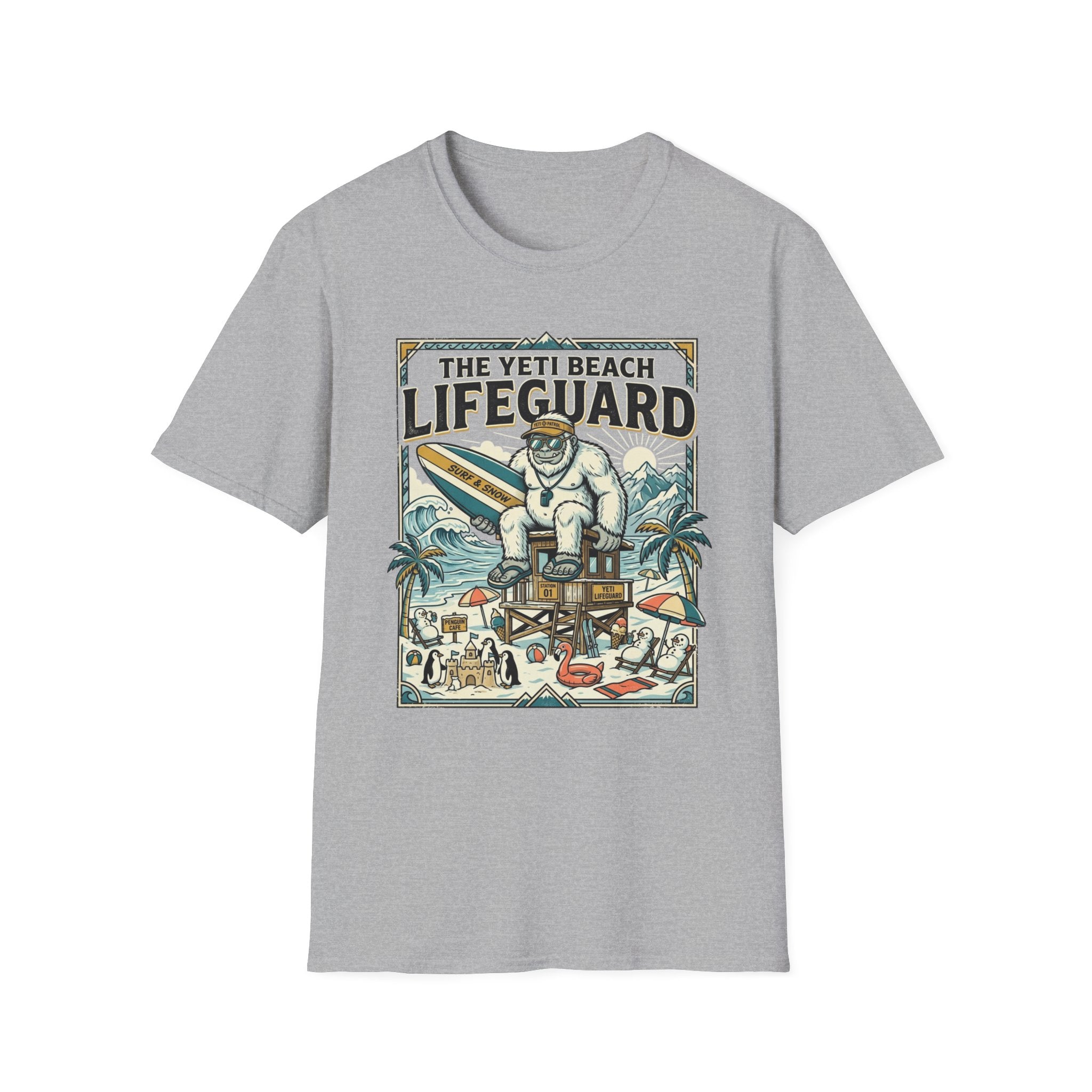 The Yeti Beach Lifeguard T-Shirt