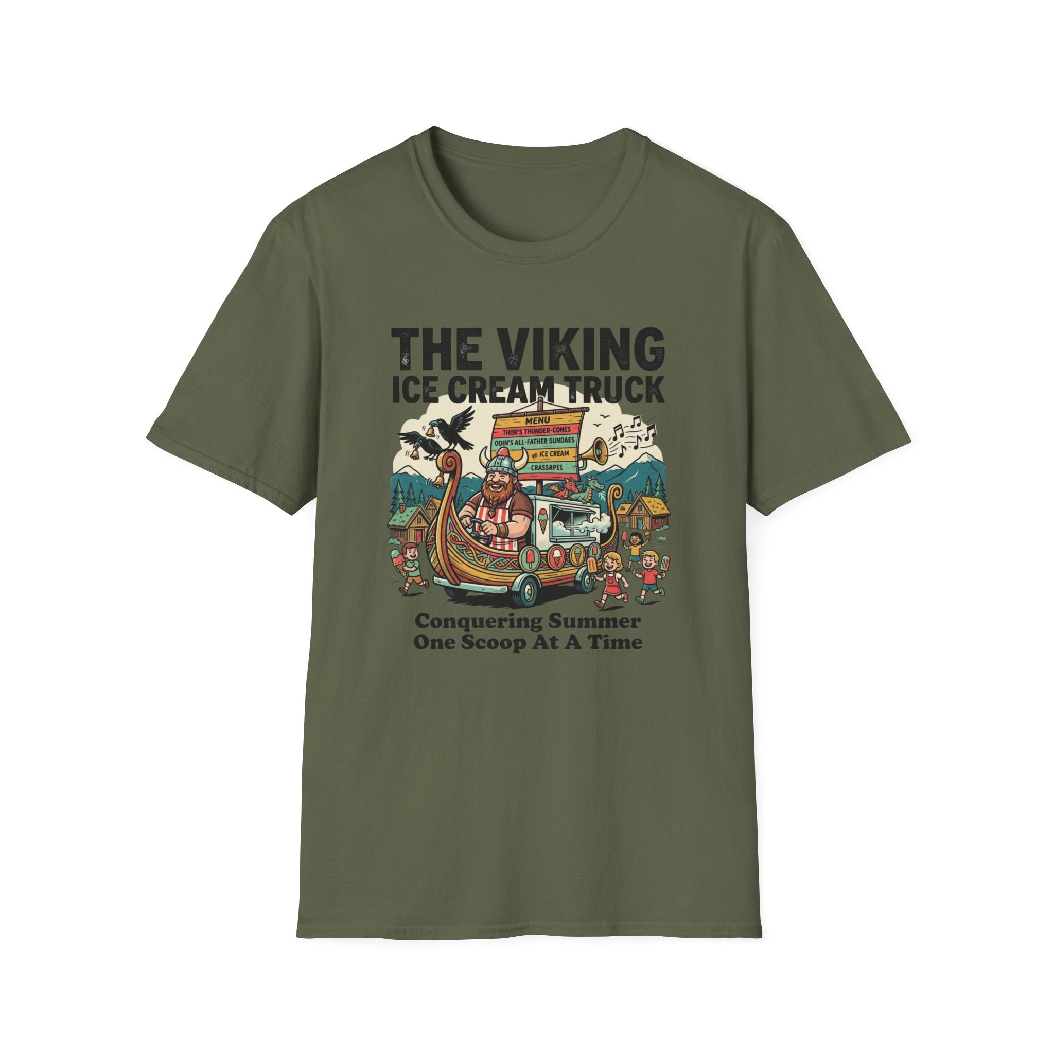 The Viking Ice Cream Truck T-Shirt