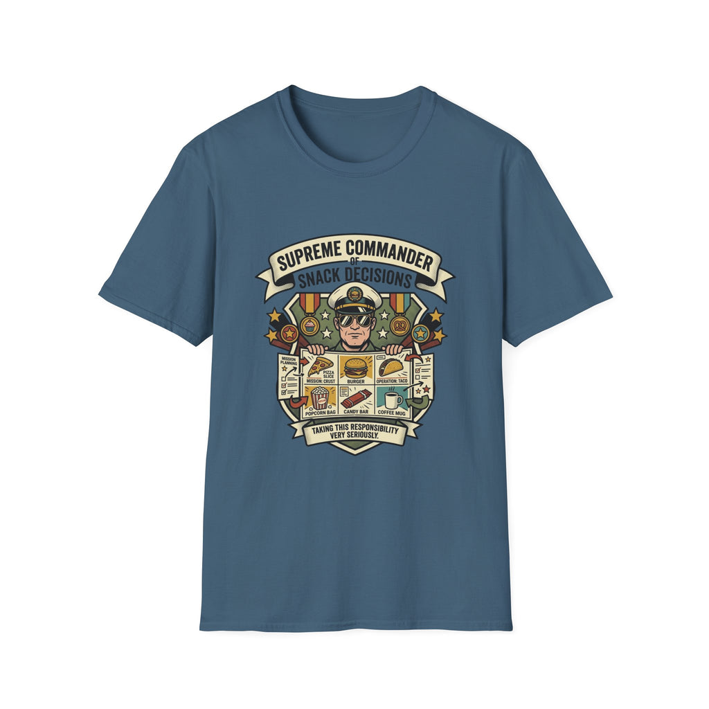Supreme Commander of Snack Decisions T-Shirt