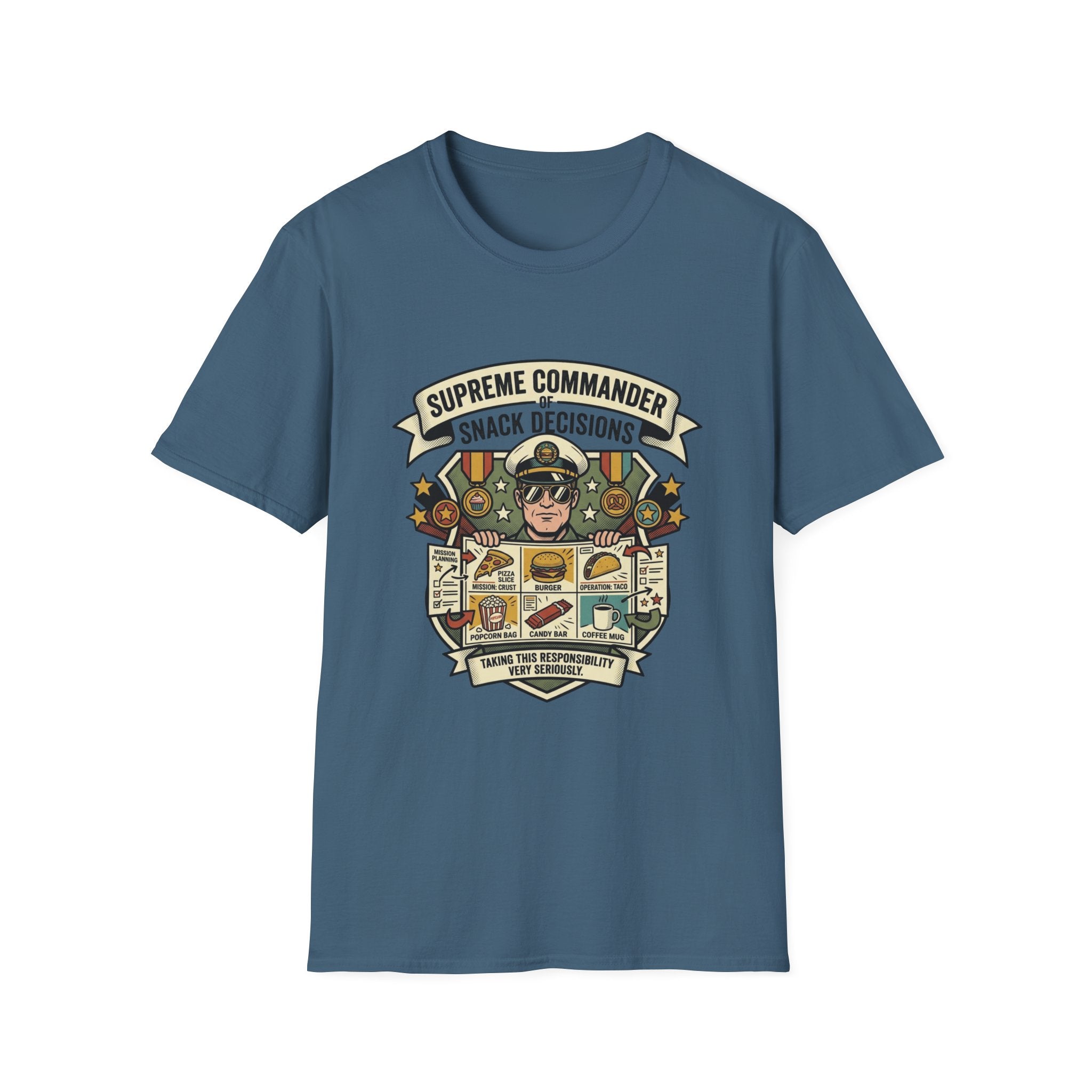 Supreme Commander of Snack Decisions T-Shirt