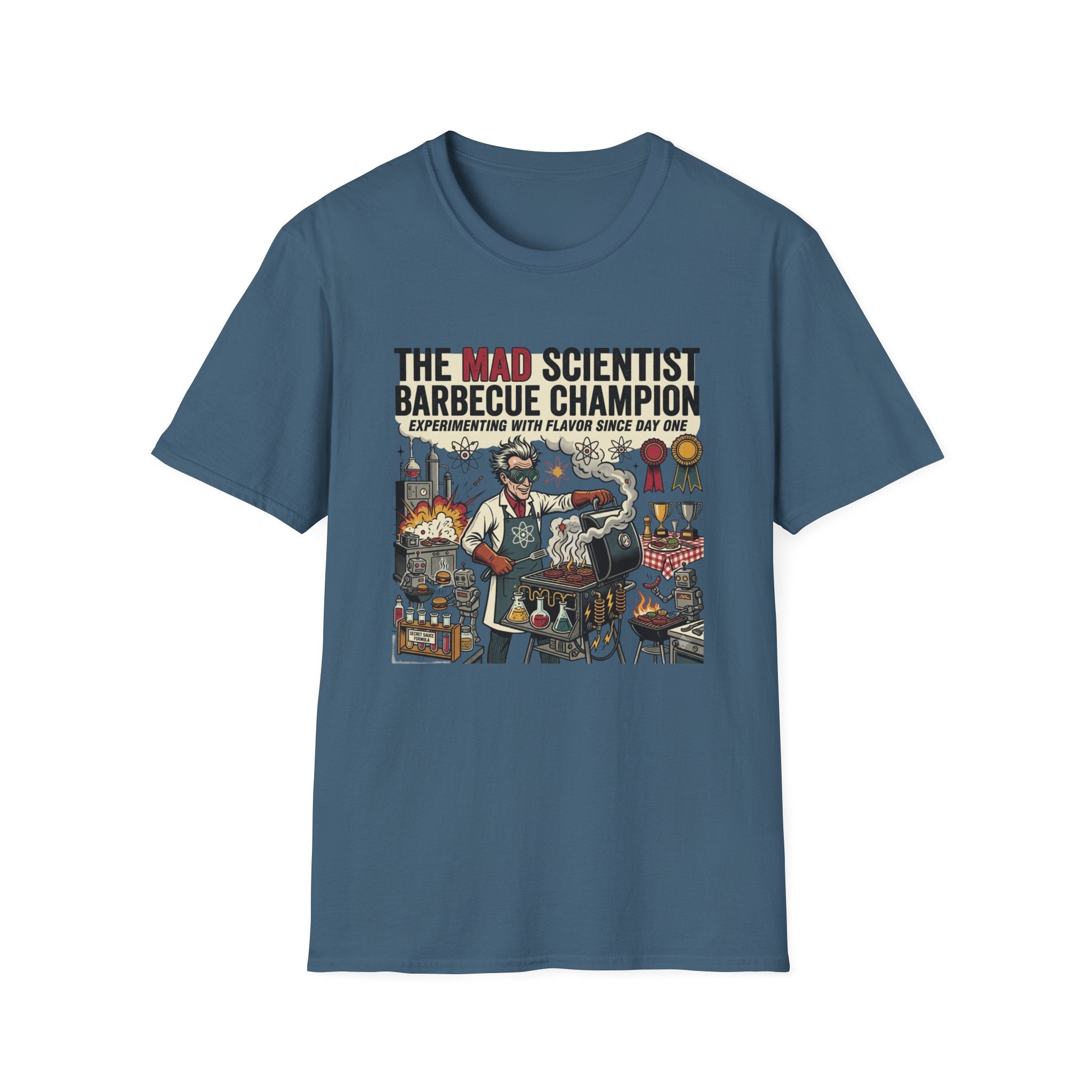 The Mad Scientist Barbecue Champion T-Shirt