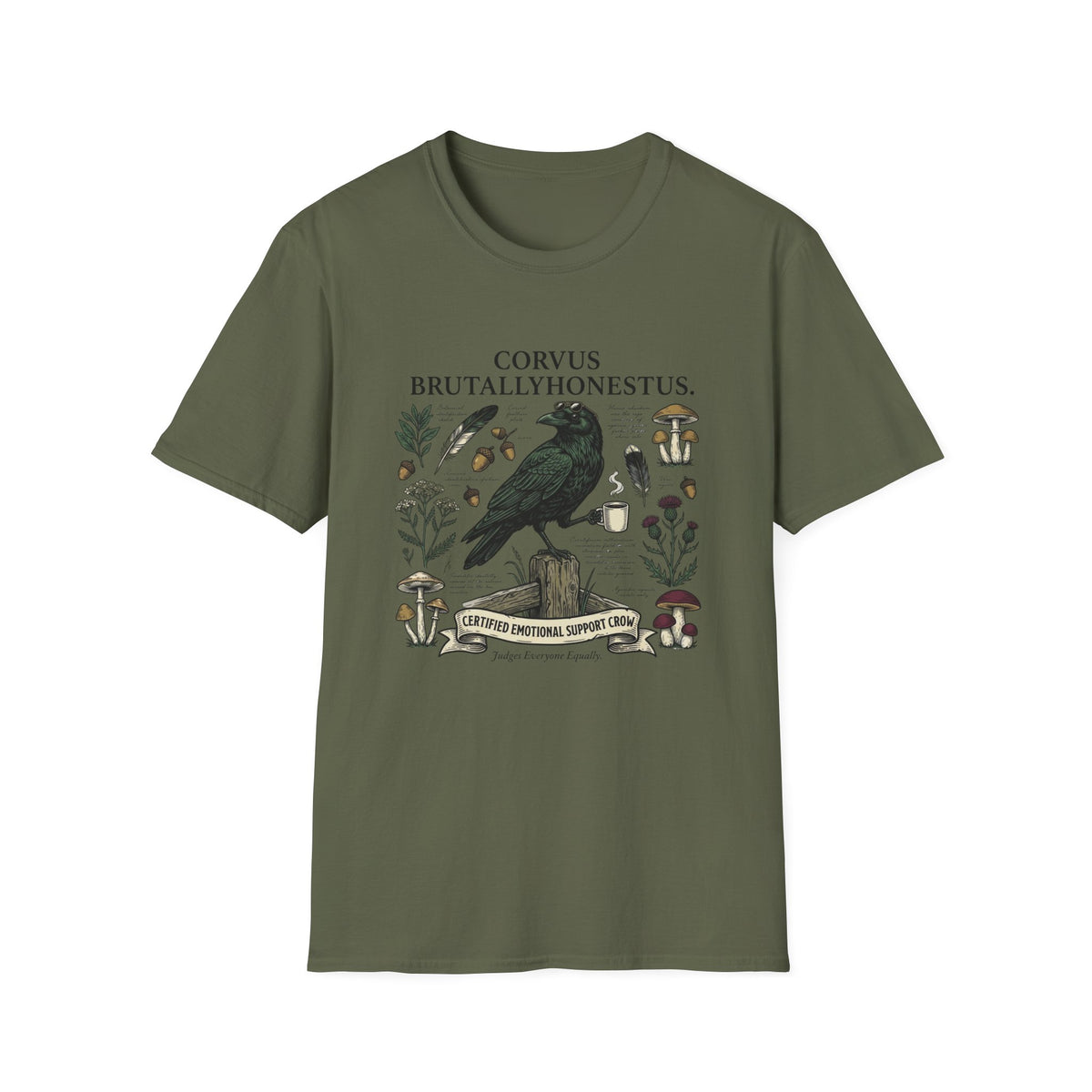 Emotional Support Crow T-Shirt