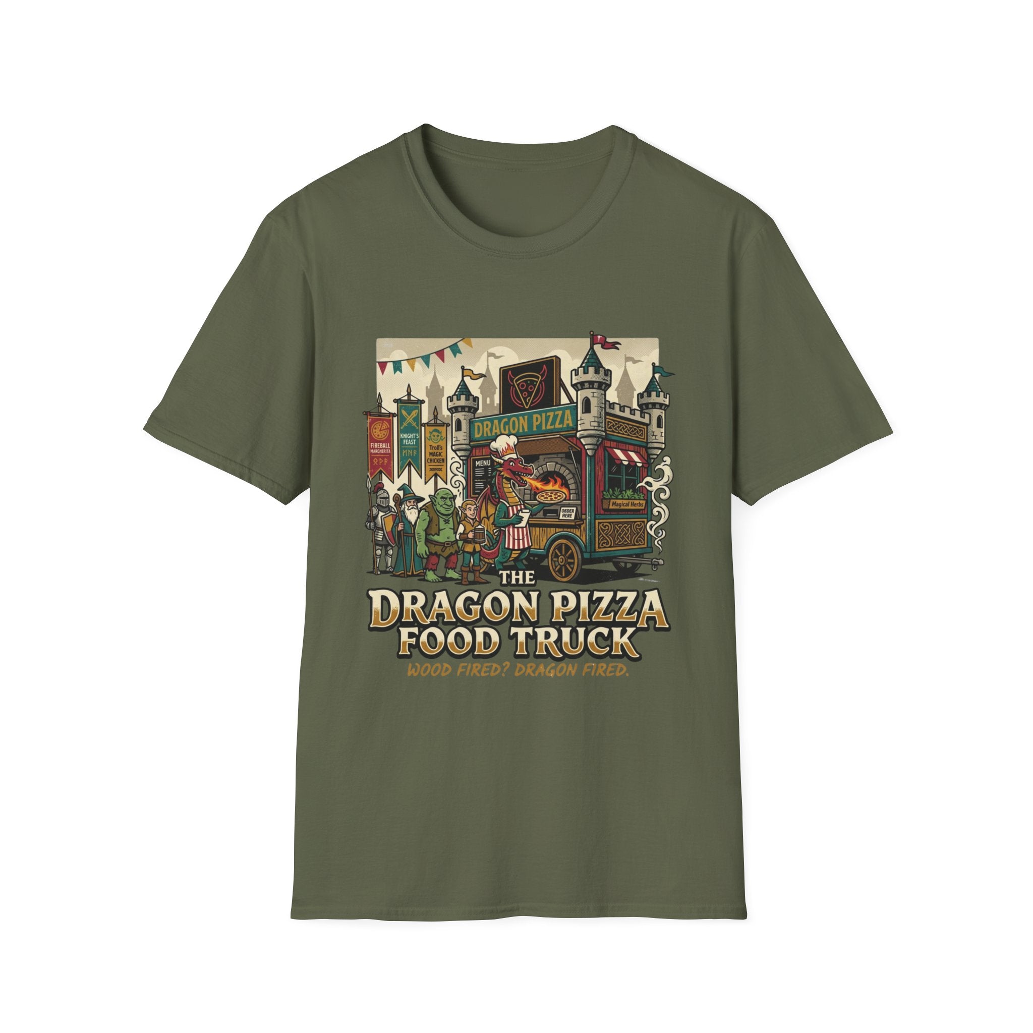 The Dragon Pizza Food Truck T-Shirt