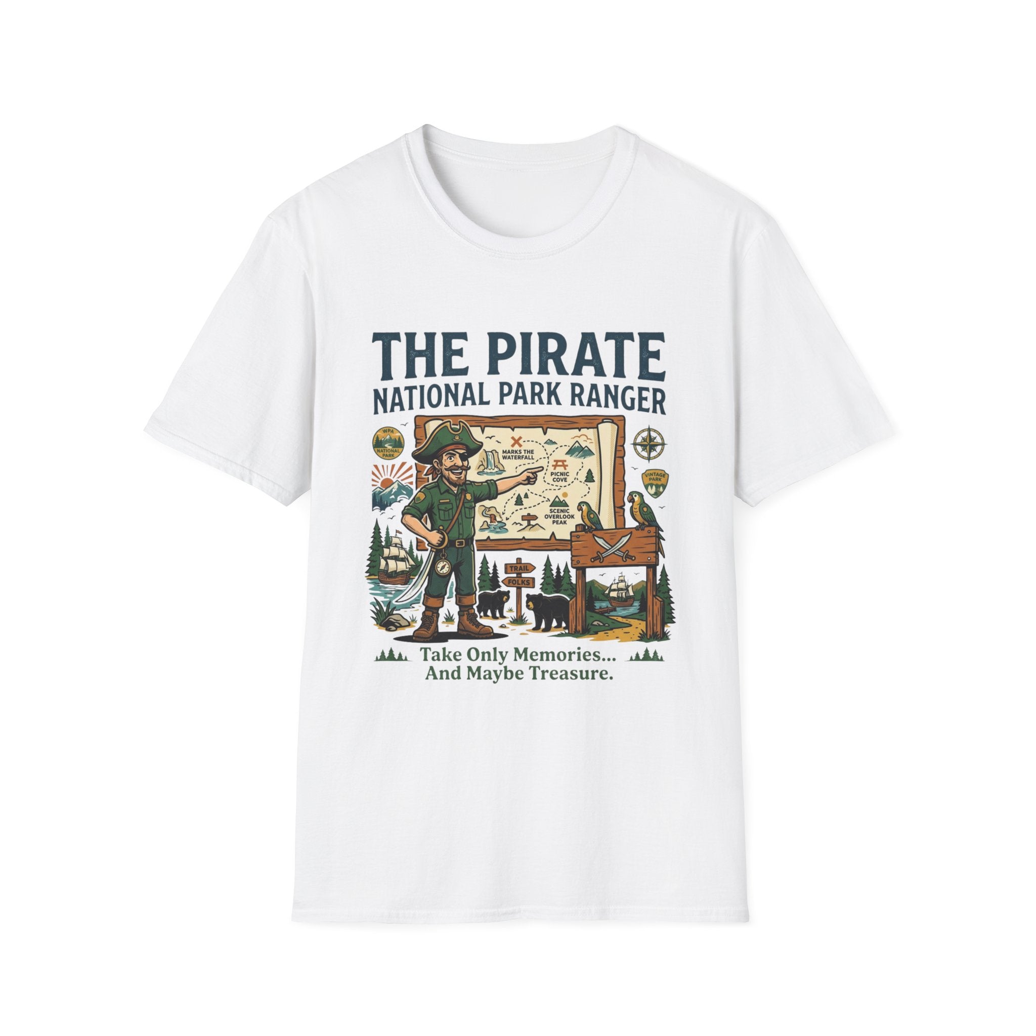 The Pirate National Park Ranger T-Shirt