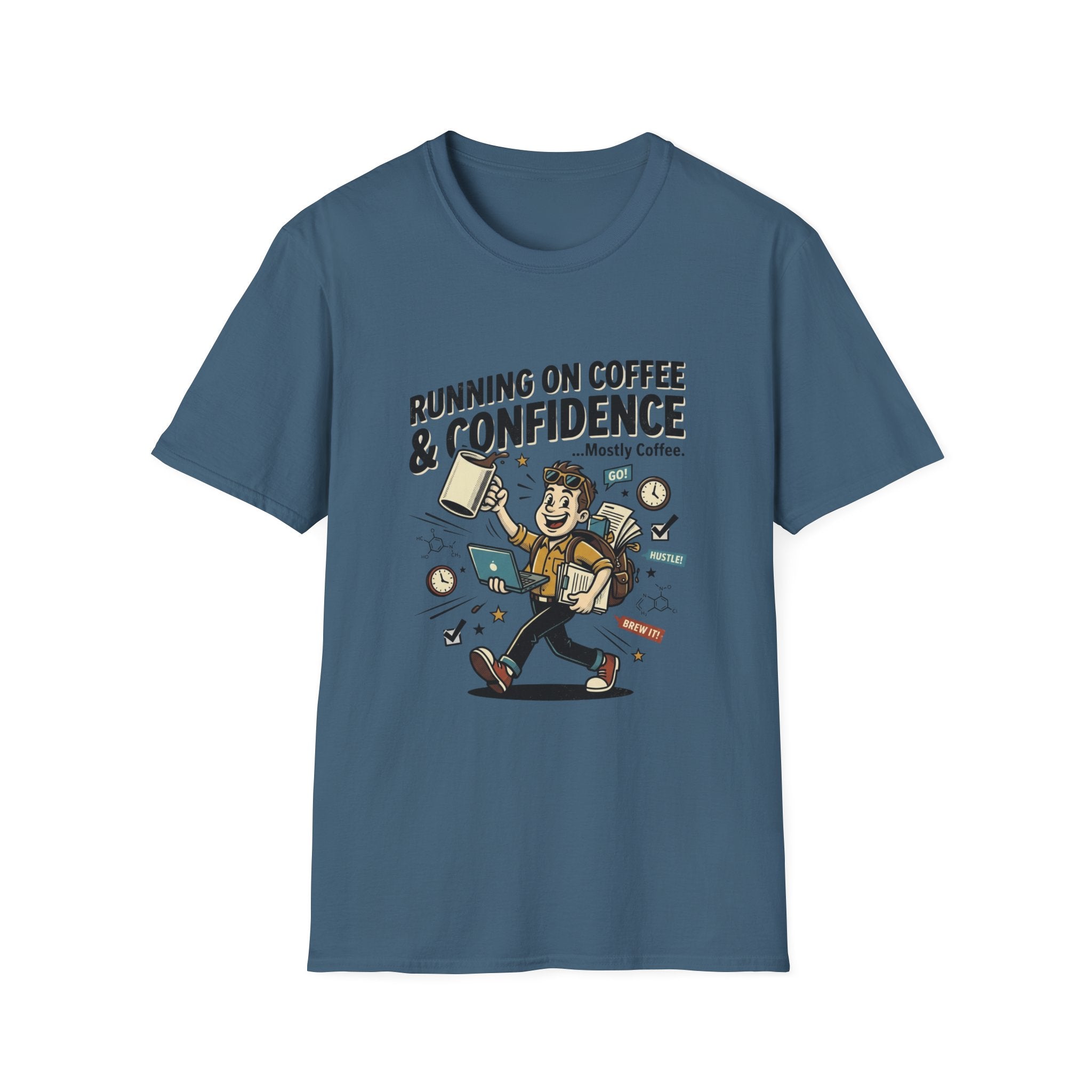 Running on Coffee and Confidence T-Shirt