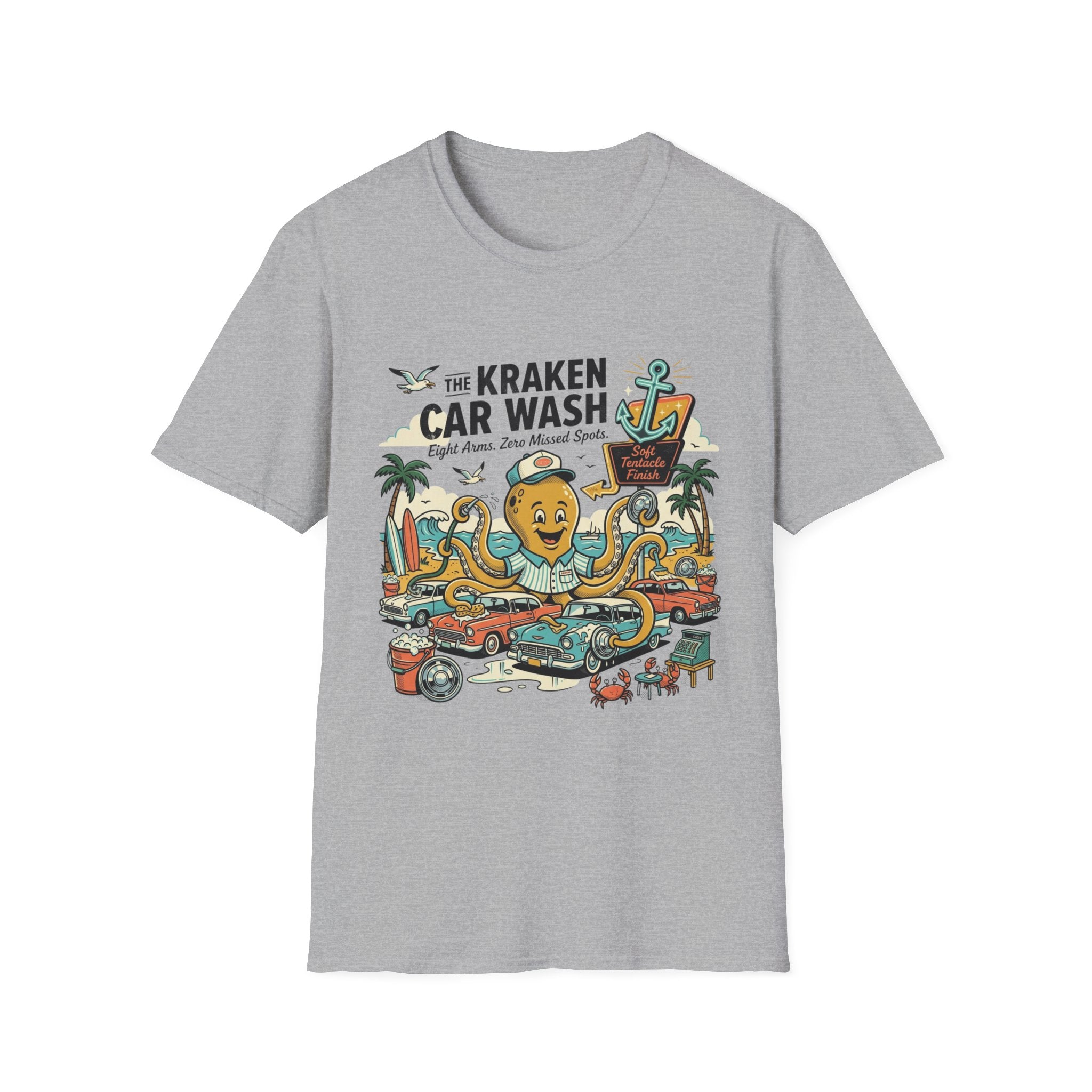 The Kraken Car Wash T-Shirt