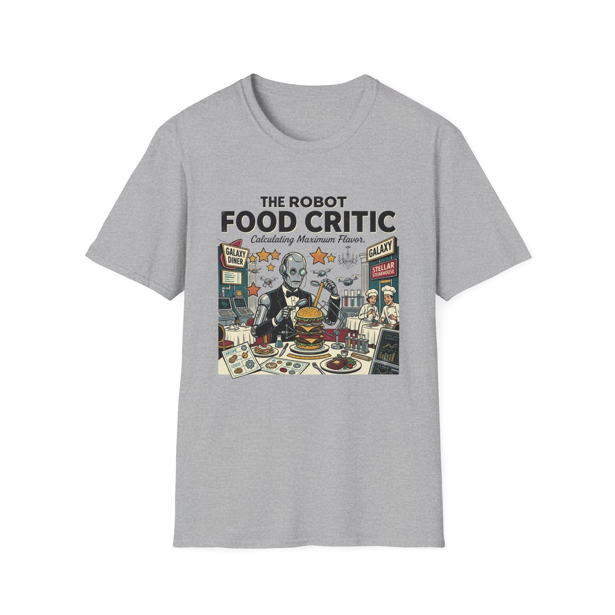 The Robot Food Critic T-Shirt