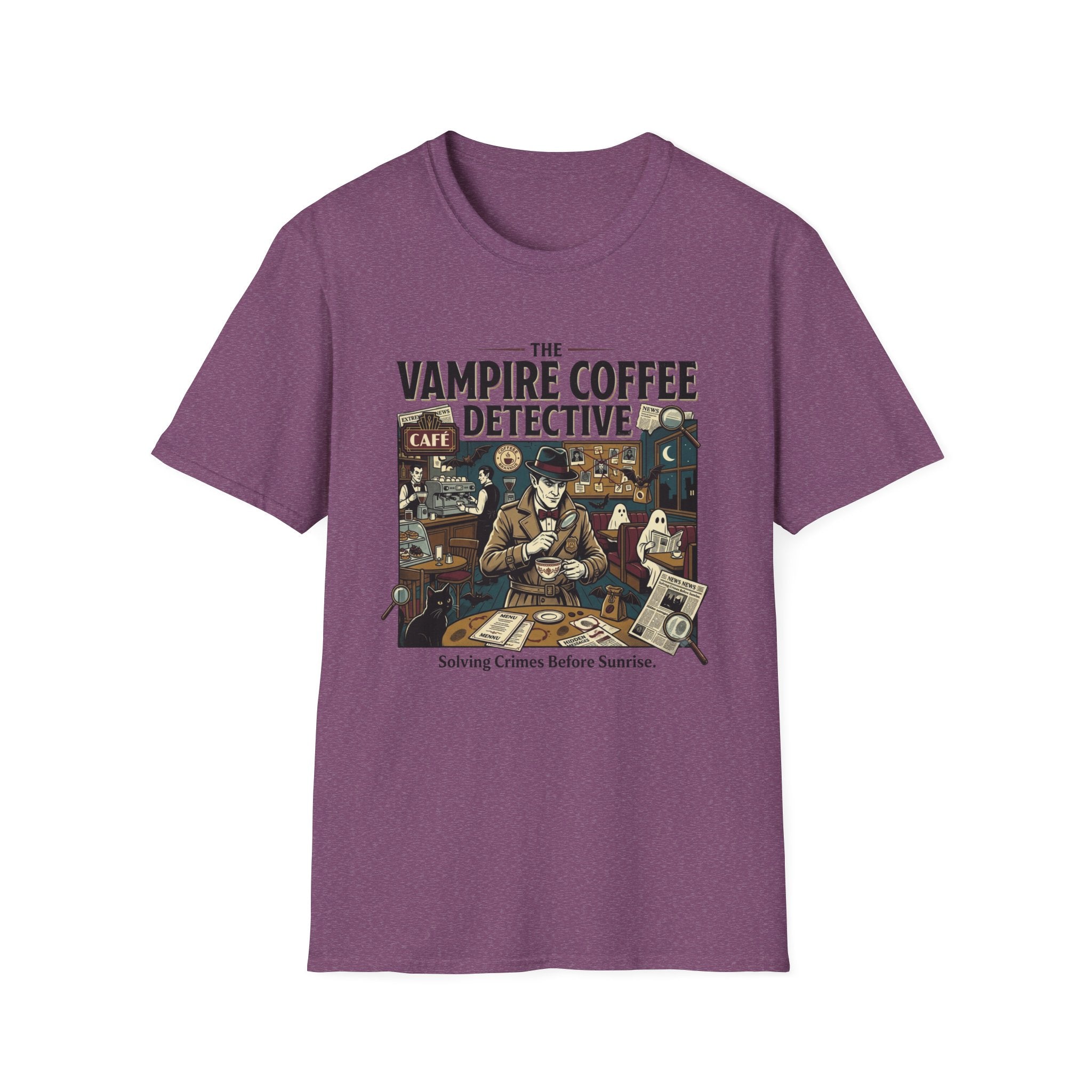The Vampire Coffee Detective T-Shirt