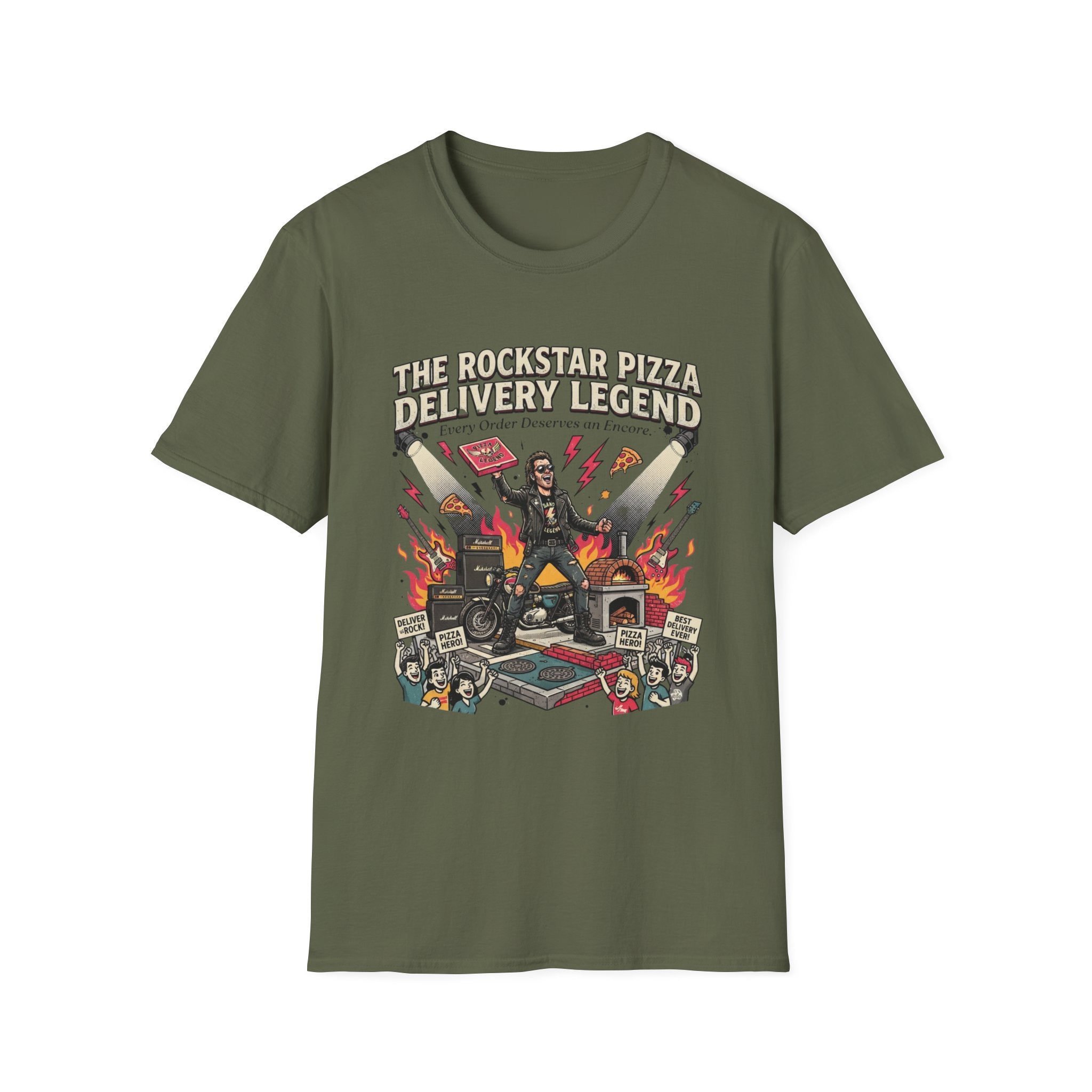 The Rockstar Pizza Delivery Legend T-Shirt