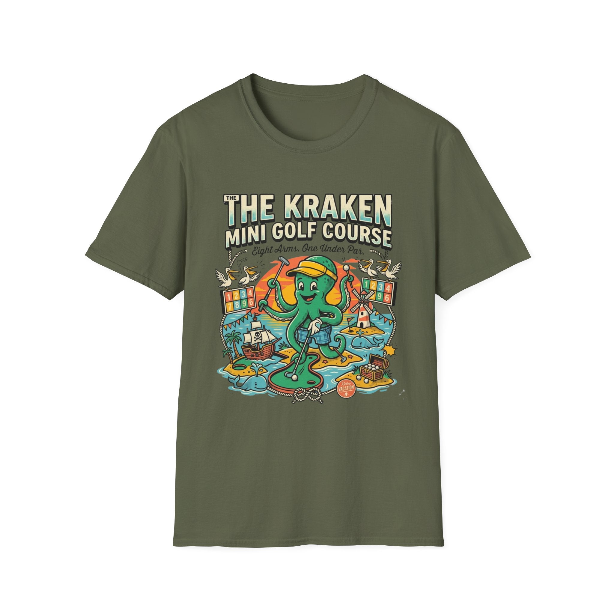 The Kraken Mini Golf Course T-Shirt