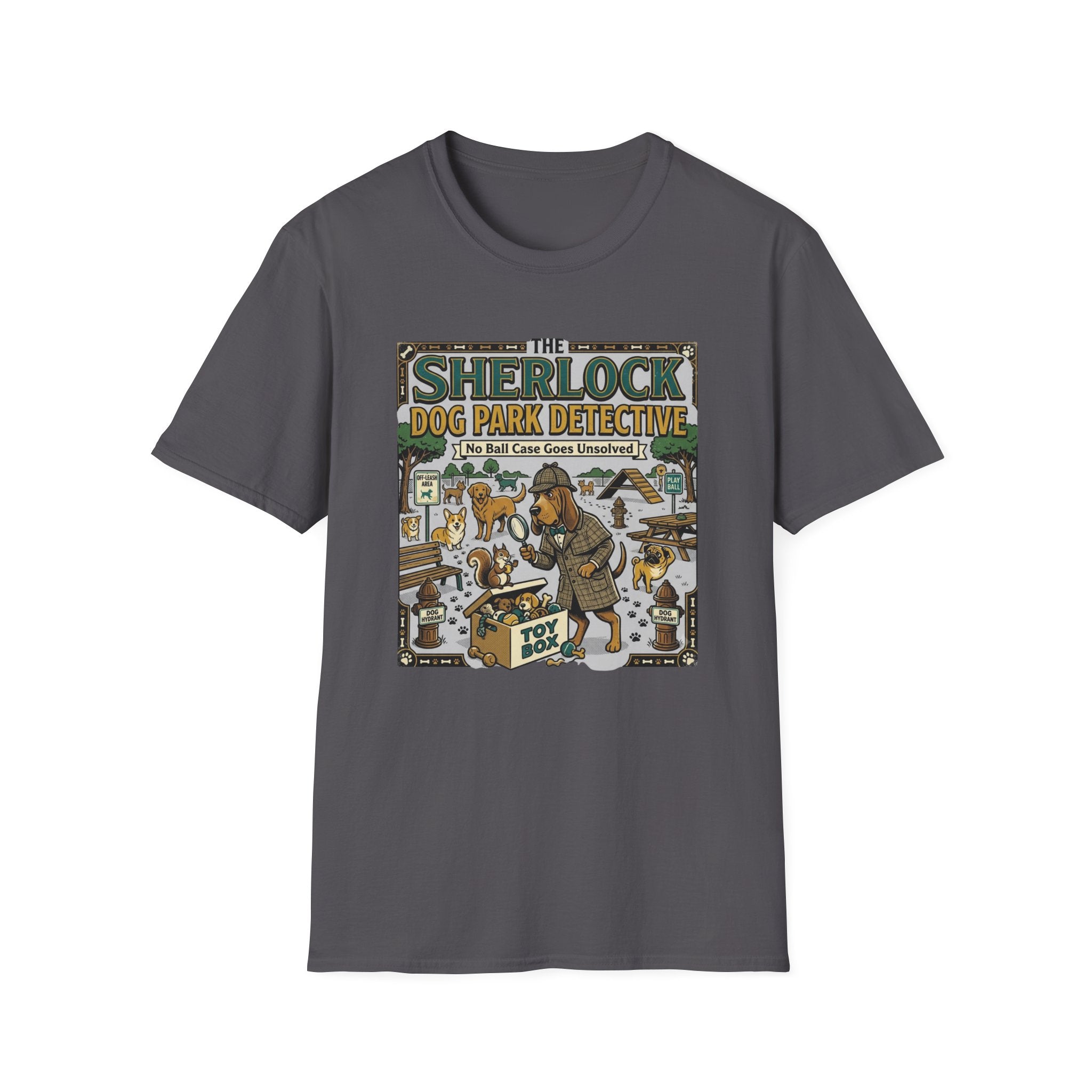 The Sherlock Dog Park Detective T-Shirt