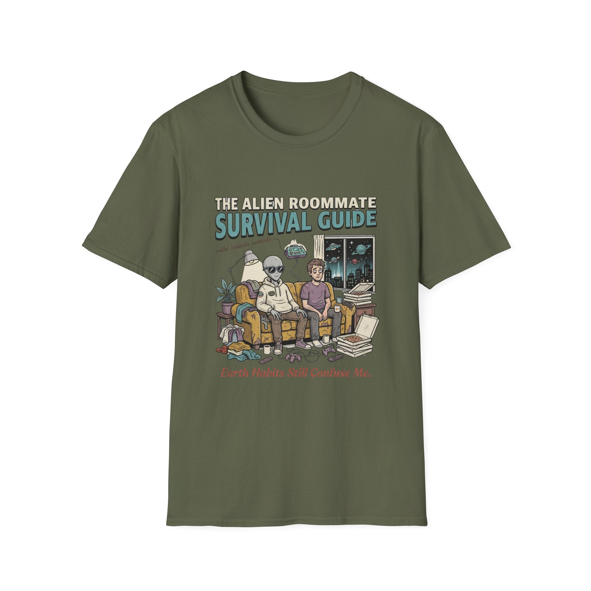 The Alien Roommate Survival Guide T-Shirt