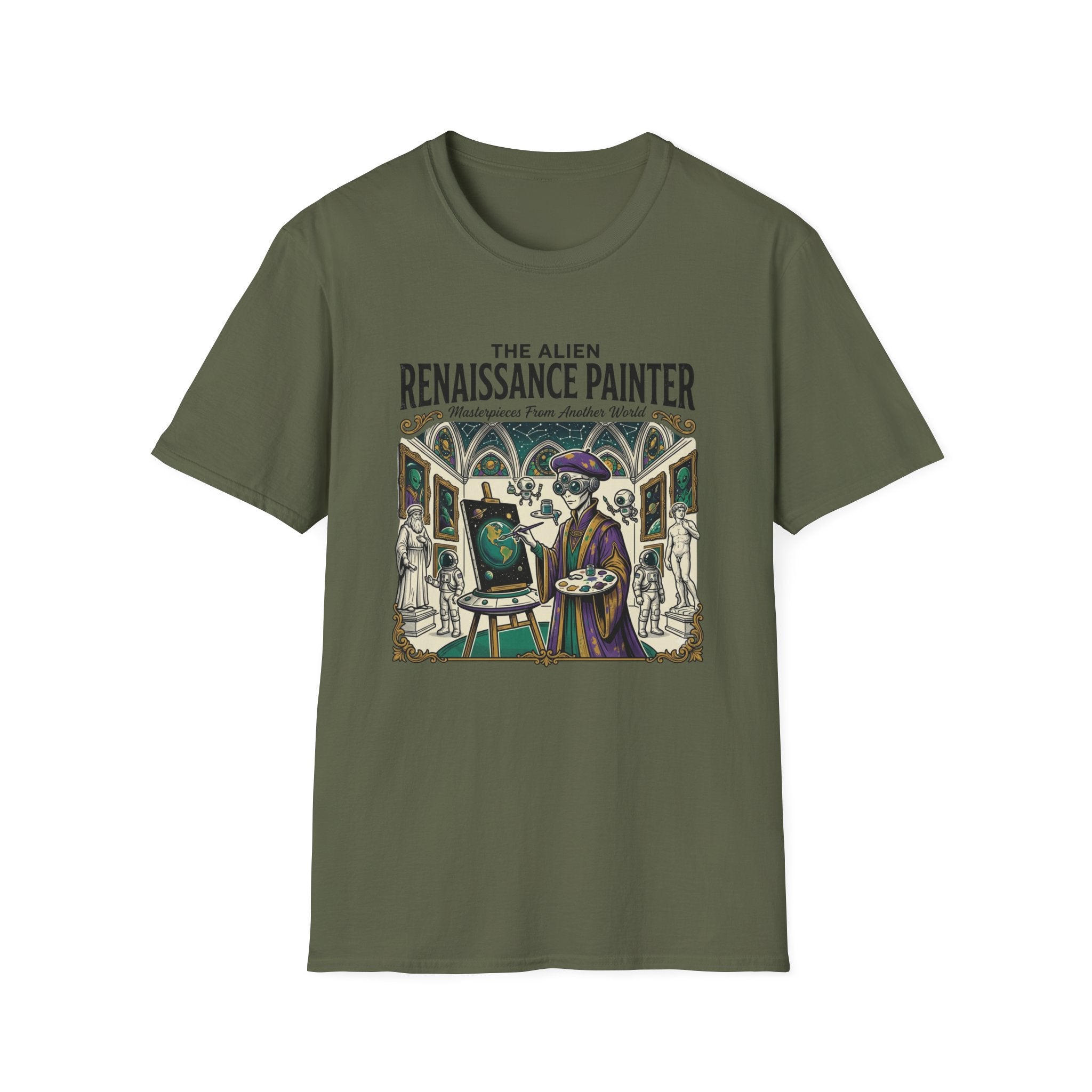 The Alien Renaissance Painter T-Shirt
