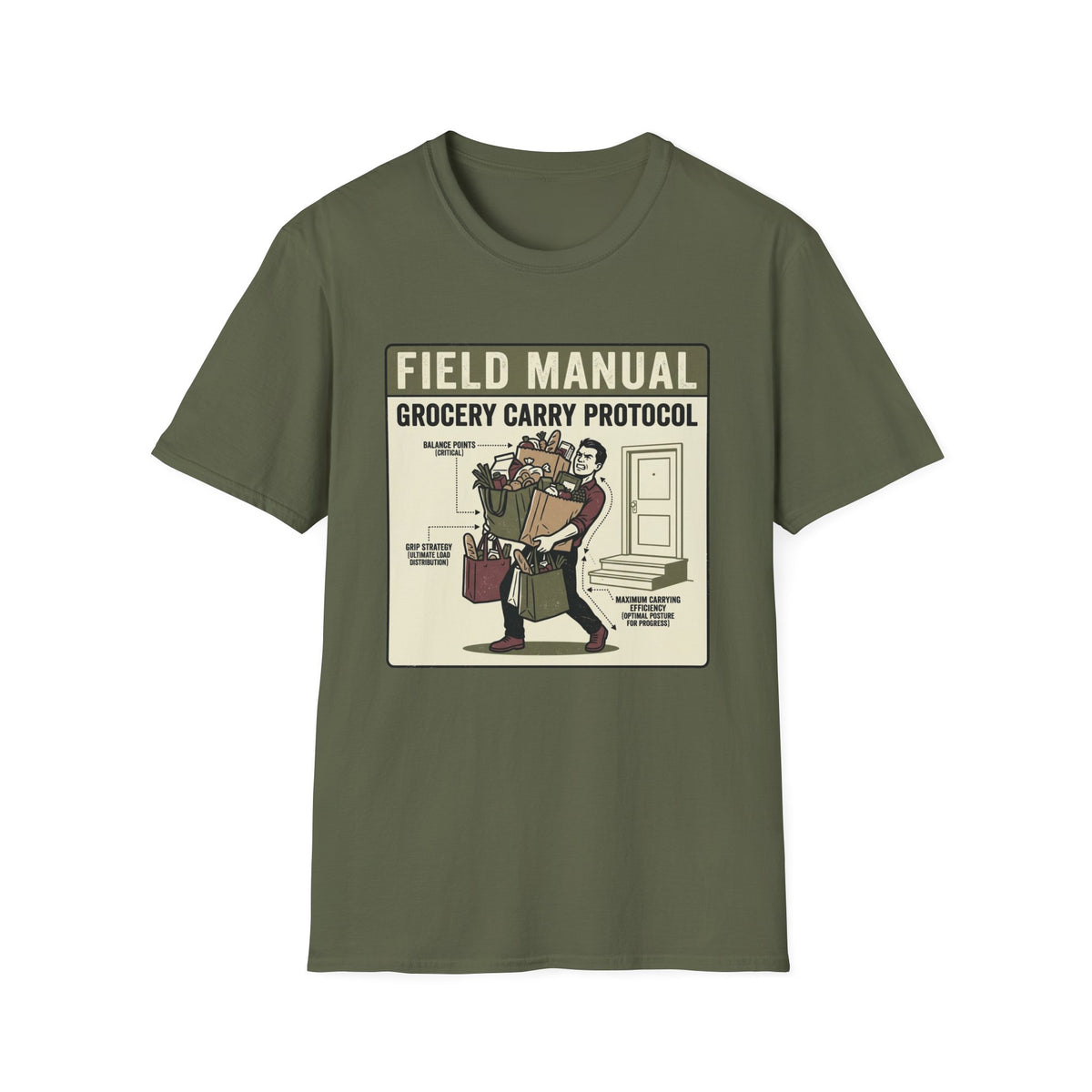 Field Manual- Grocery Carry Protocol T-Shirt