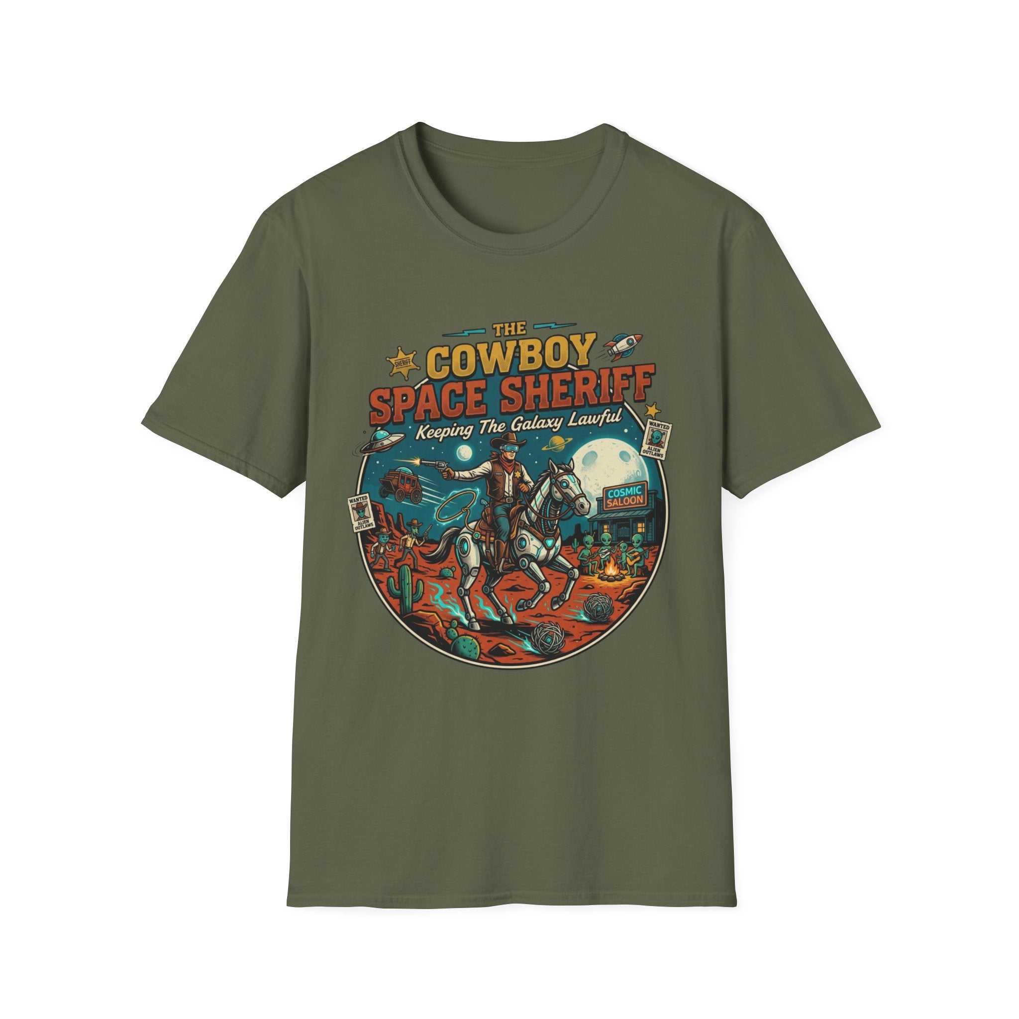 The Cowboy Space Sheriff T-Shirt