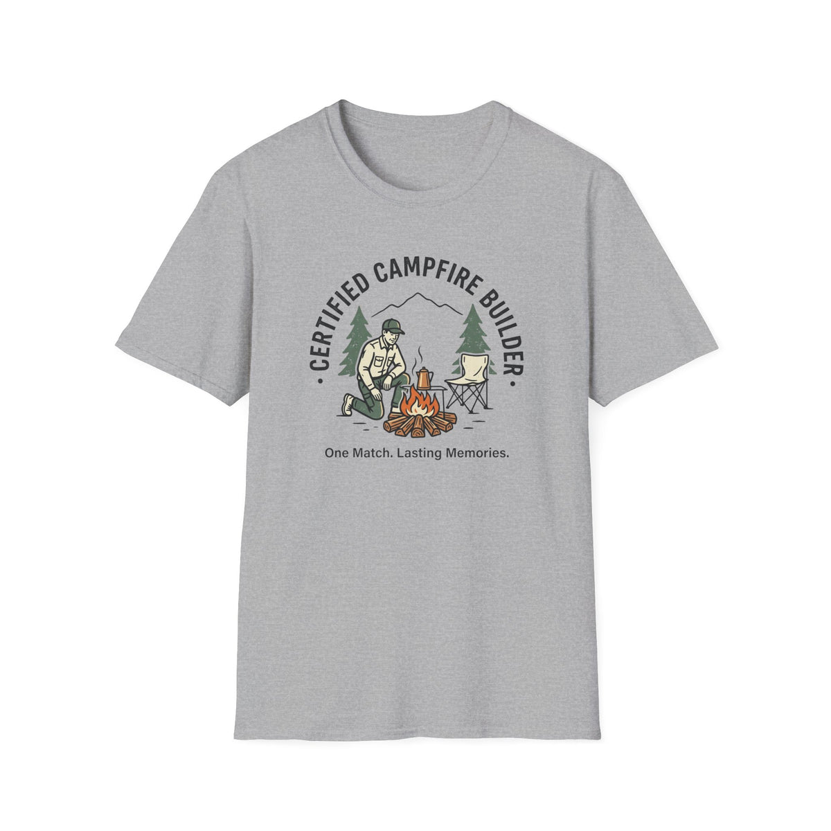 Certified Campfire Builder T-Shirt