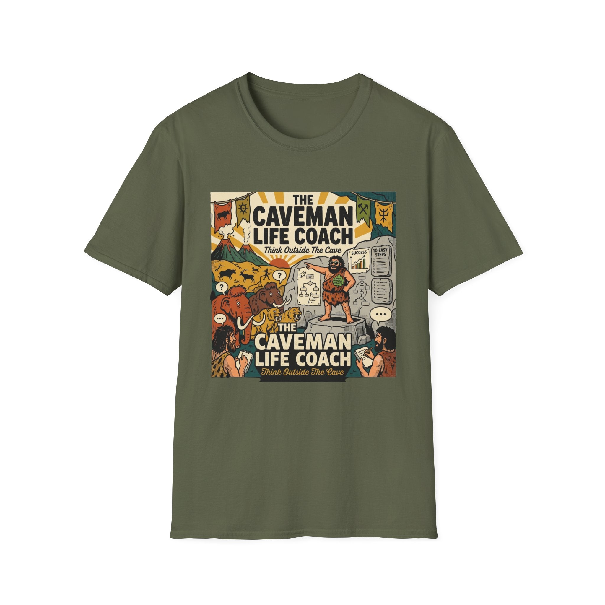 The Caveman Life Coach T-Shirt