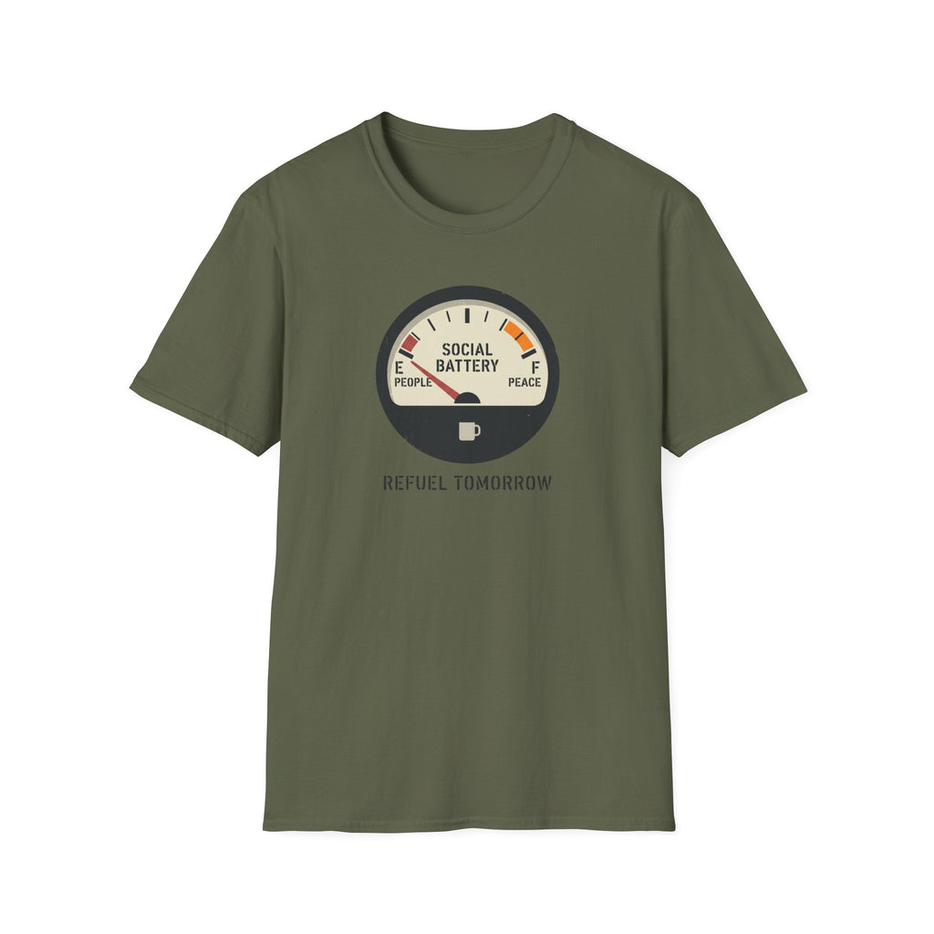 Social Battery Odometer T-Shirt