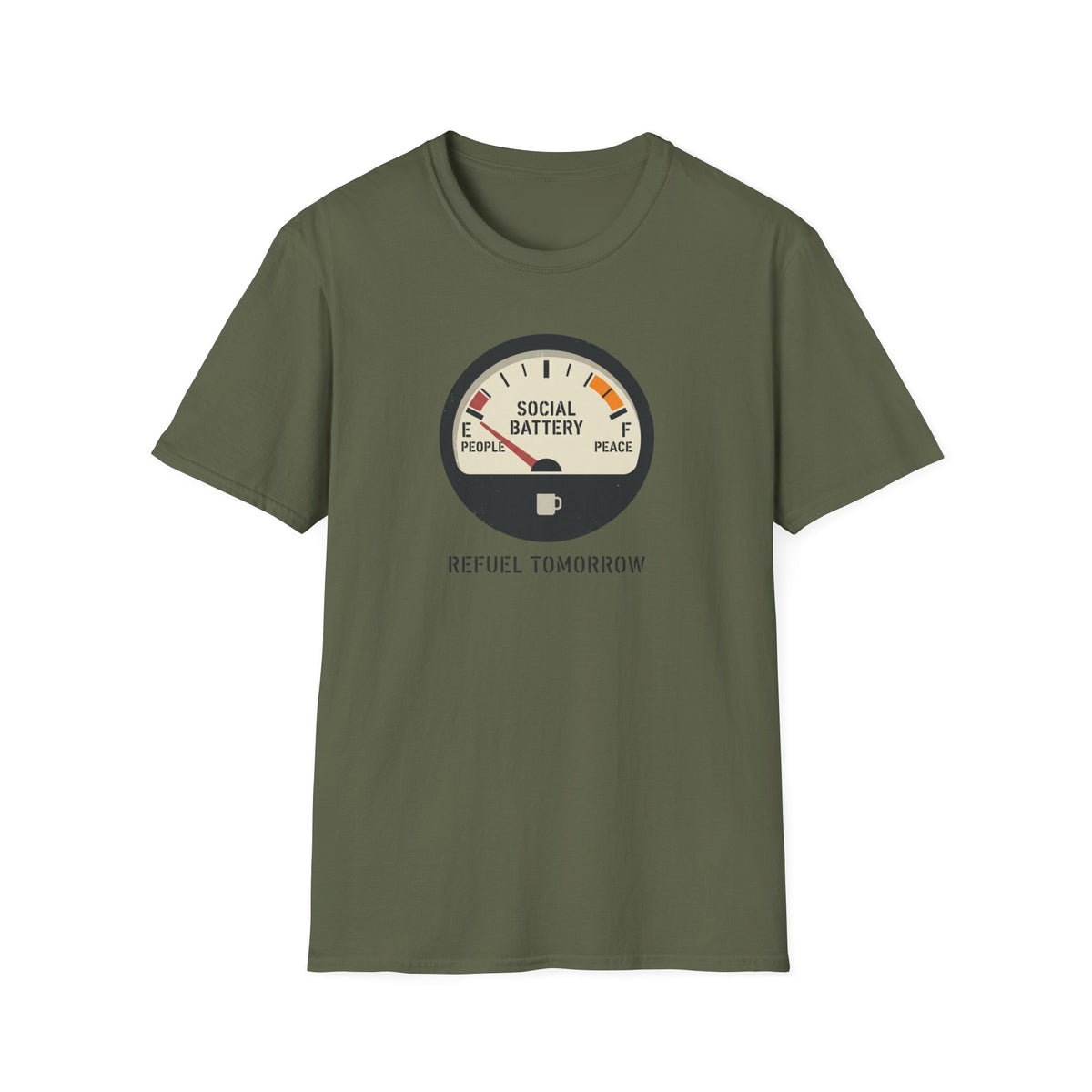 Social Battery Odometer T-Shirt
